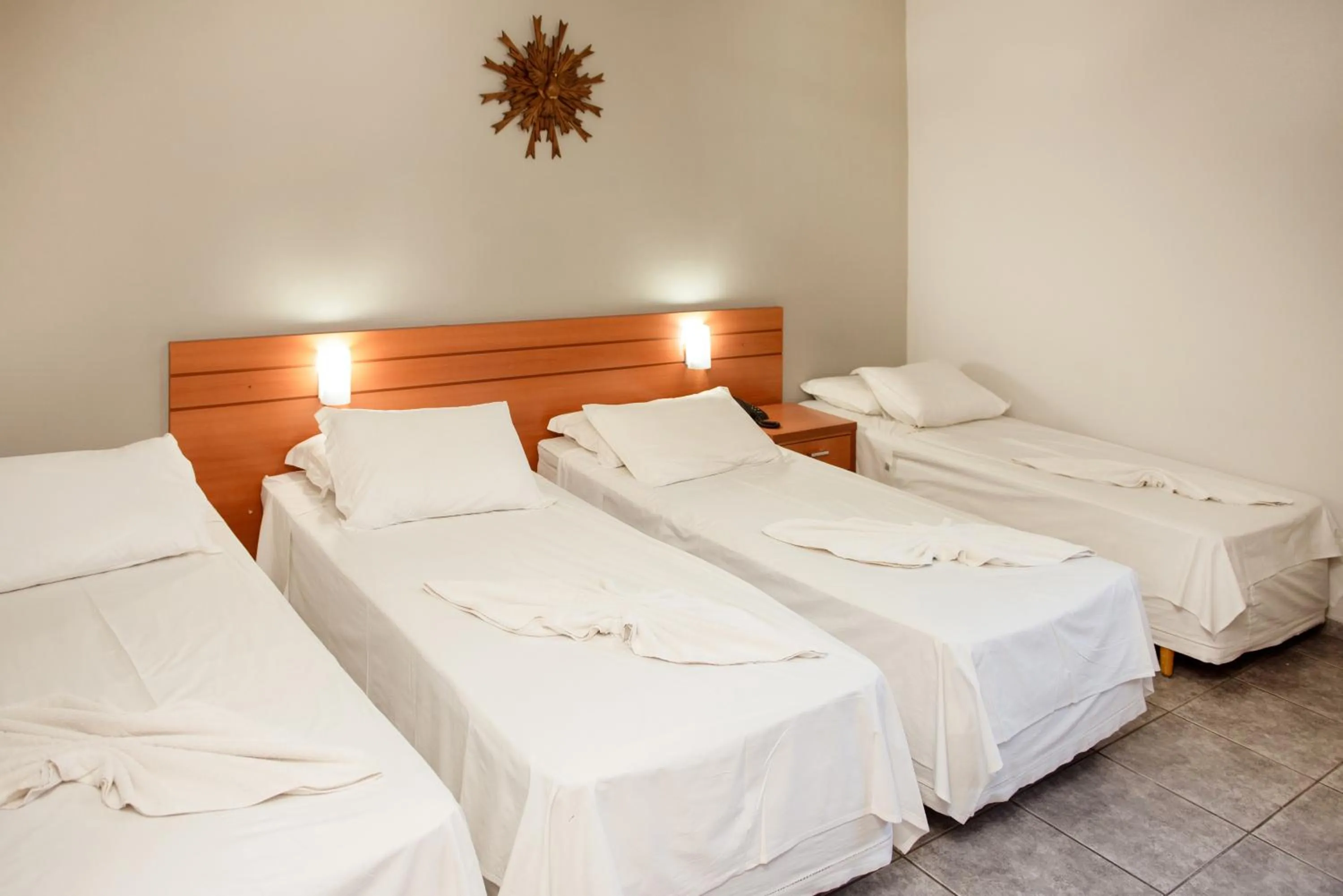 Bed in River Palace Hotel