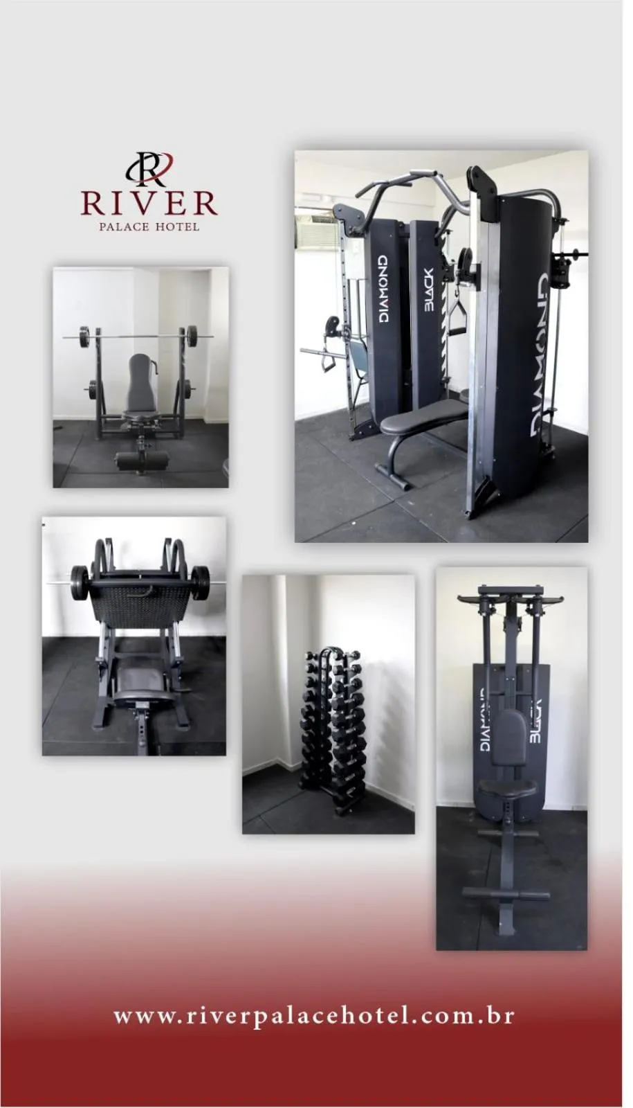 Fitness centre/facilities in River Palace Hotel