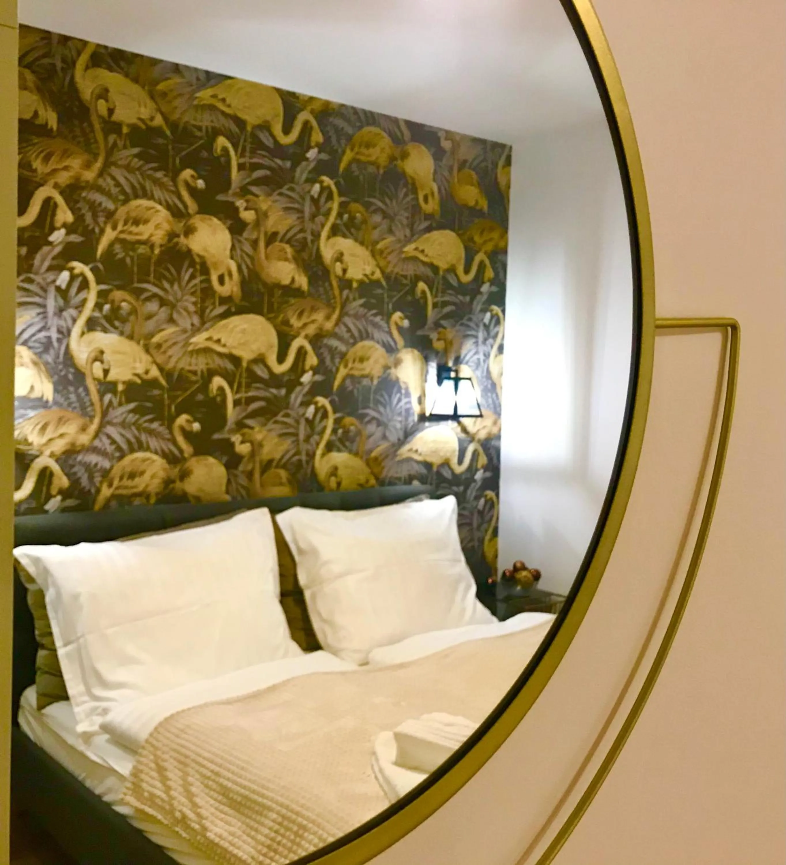 Bed in Baltic Riviera Apartments - Garden Sanctuary Retreat