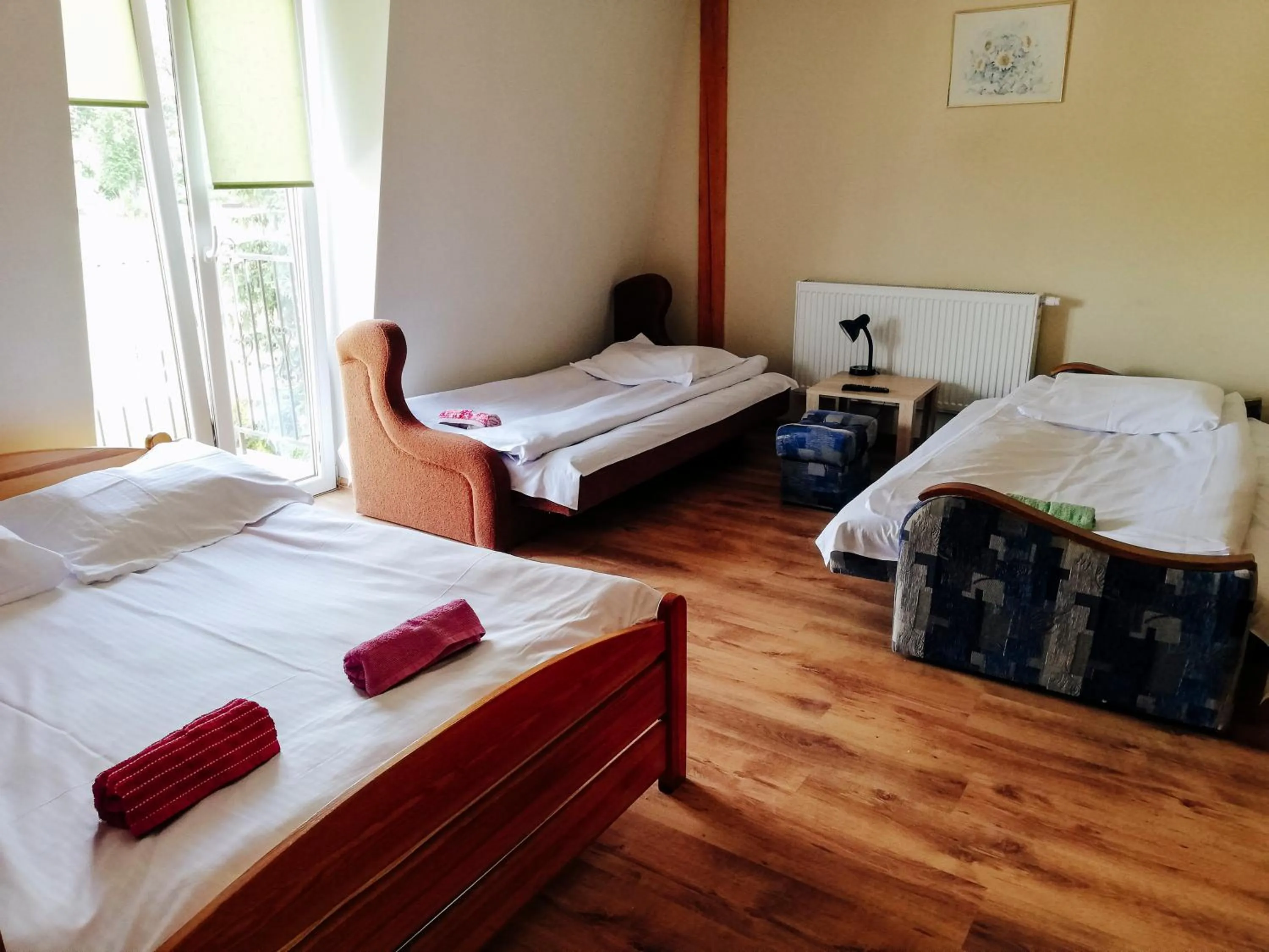 View (from property/room), Bed in Zajazd Dolina Sadosiów