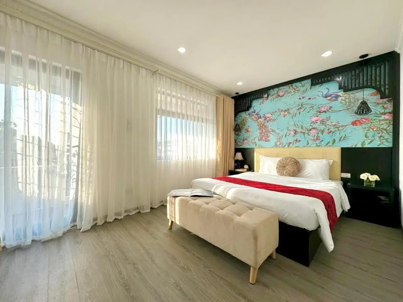 Photo of the whole room, Bed in Hanoi Elpis Hotel Photo of the whole room, Bed in Hanoi Elpis Hotel