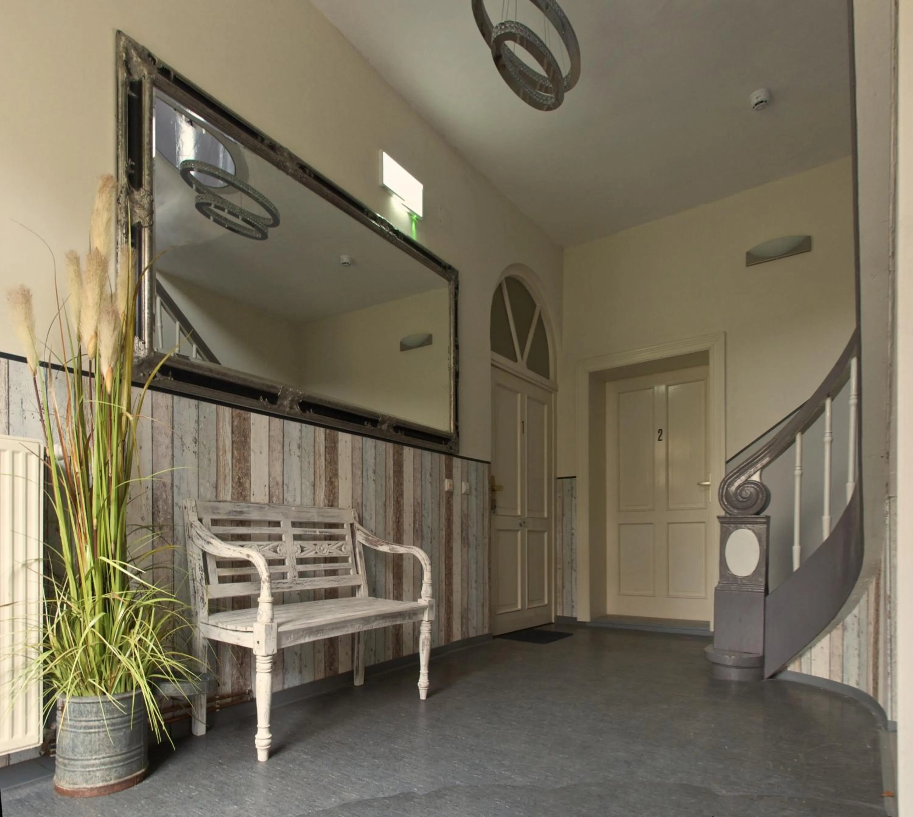 Lobby or reception in Apartmentpension am Stadtschloss