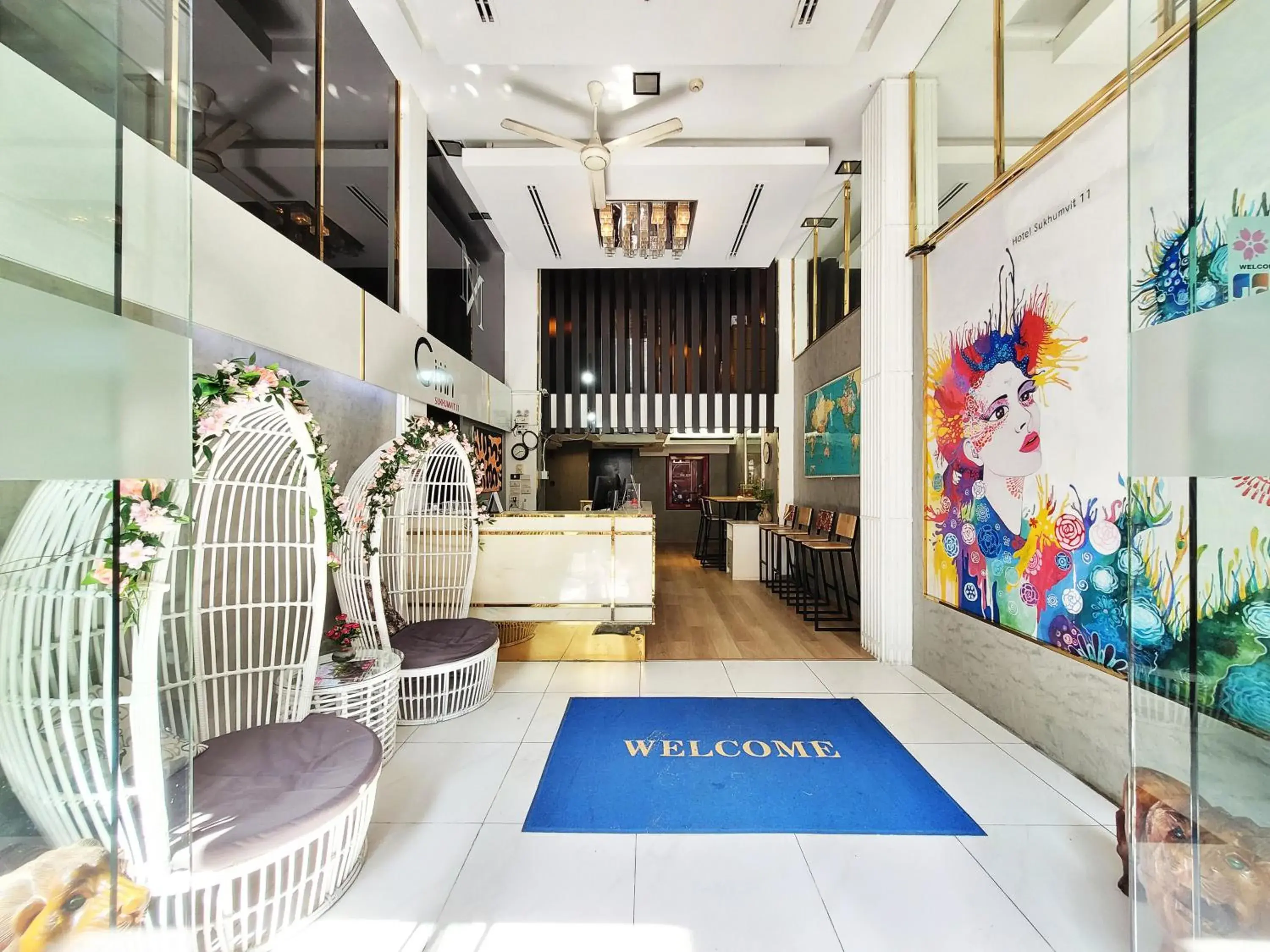 Lobby or reception in Citin Sukhumvit 11 Nana Bangkok by Compass Hospitality Lobby or reception in Citin Sukhumvit 11 Nana Bangkok by Compass Hospitality