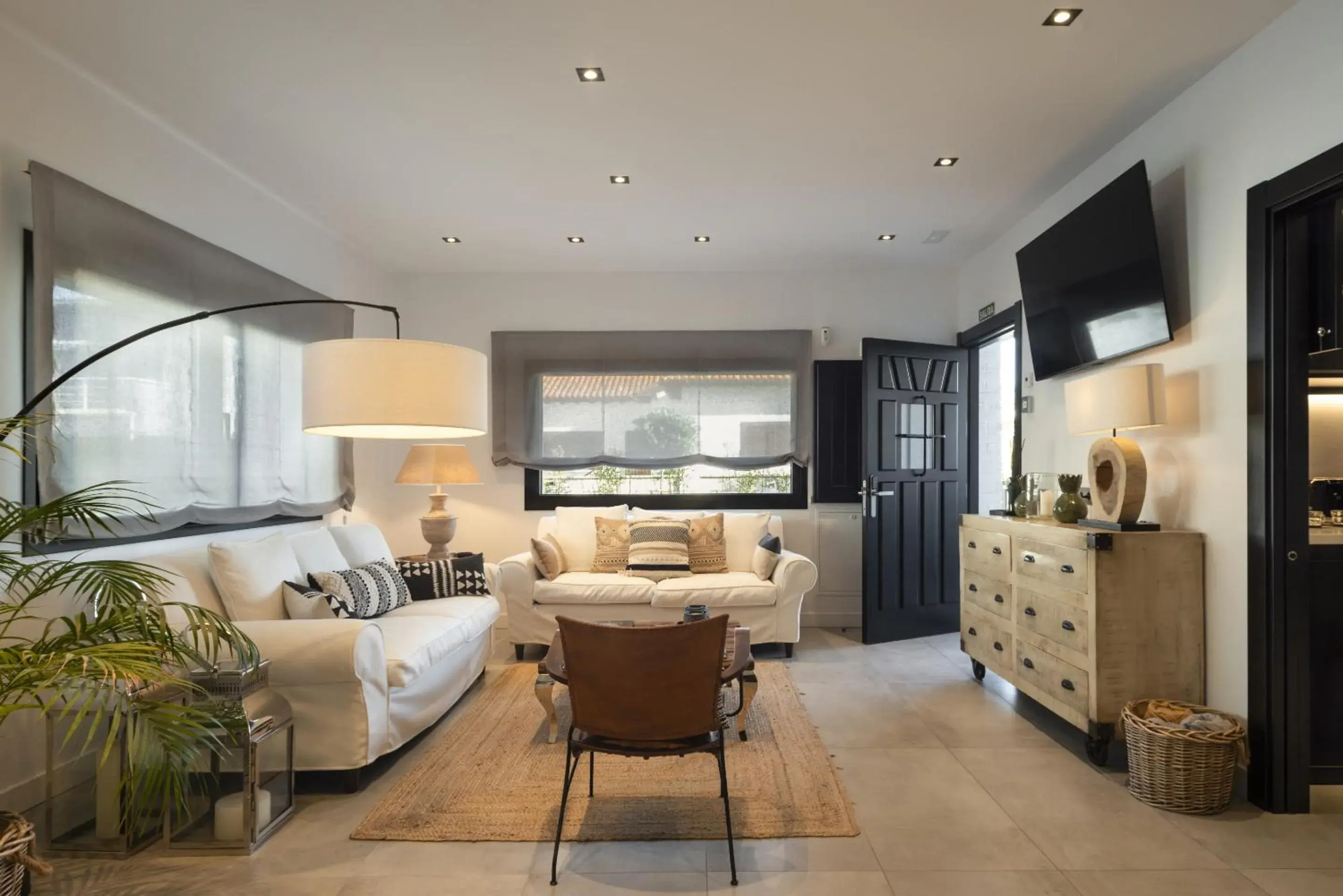 Dining area, Bed in La Playa Suites Suances Dining area, Bed in La Playa Suites Suances