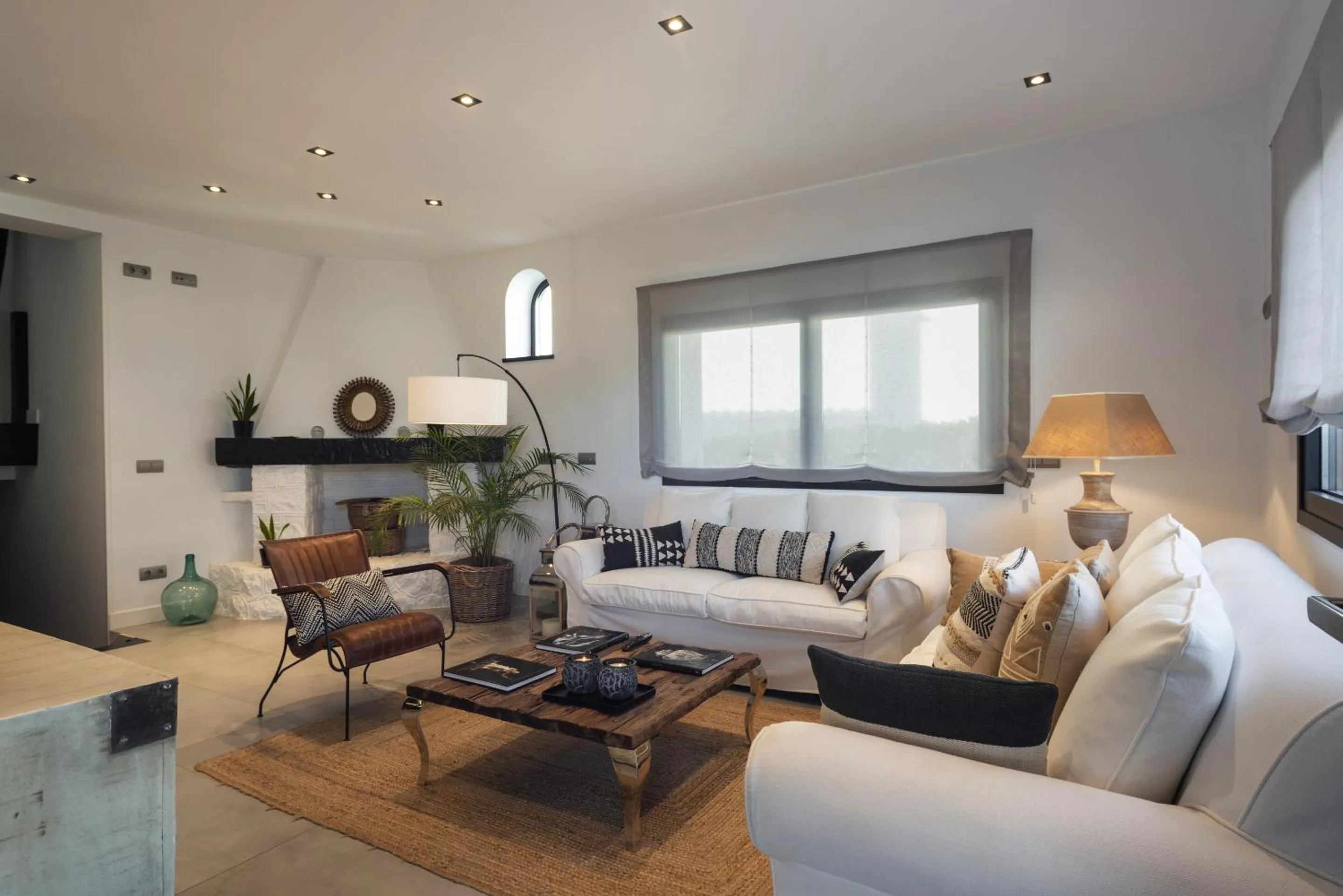 Living room in La Playa Suites Suances