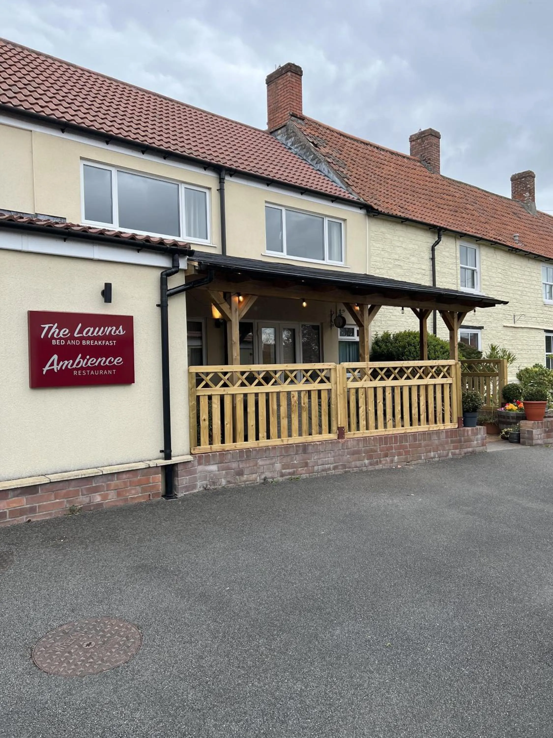 Property building in The Lawns Tea Room and B&B