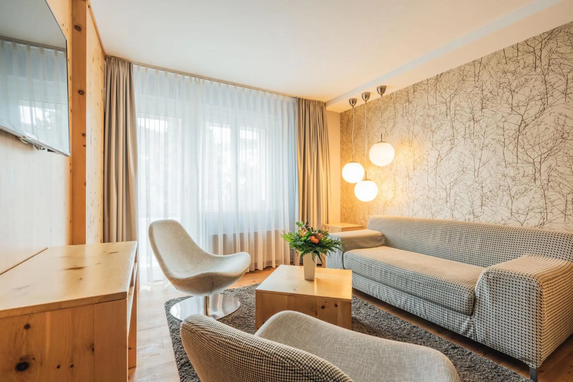 Living room in Hotel Laudinella