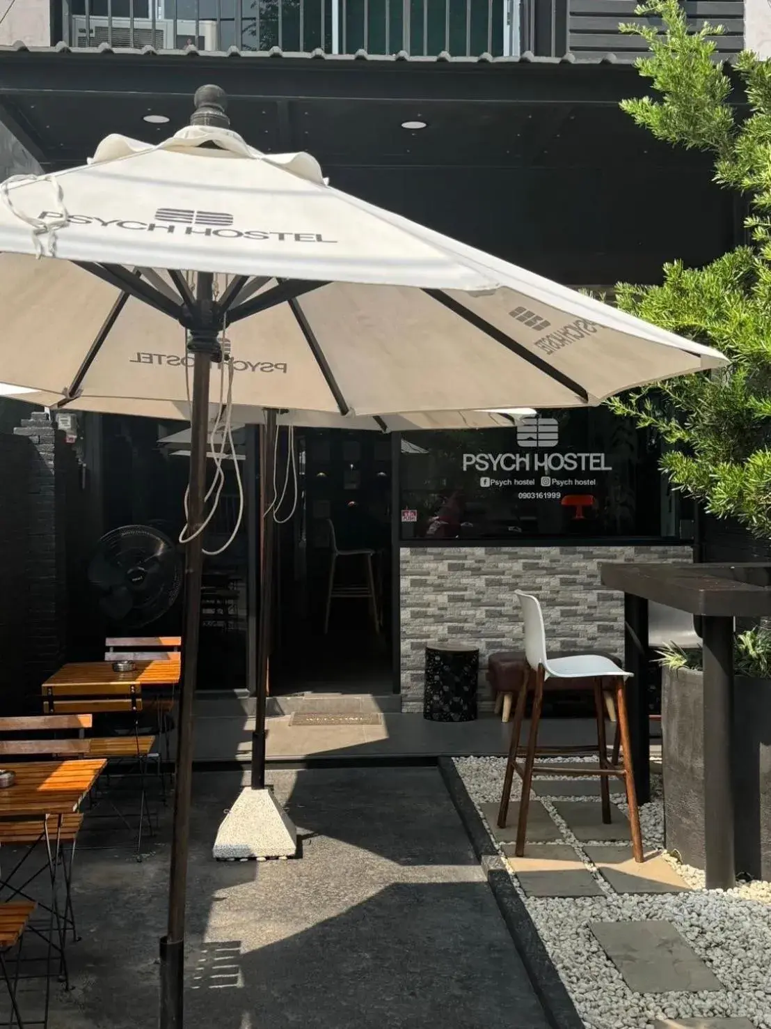 Property building in Psych Hostel Property building in Psych Hostel