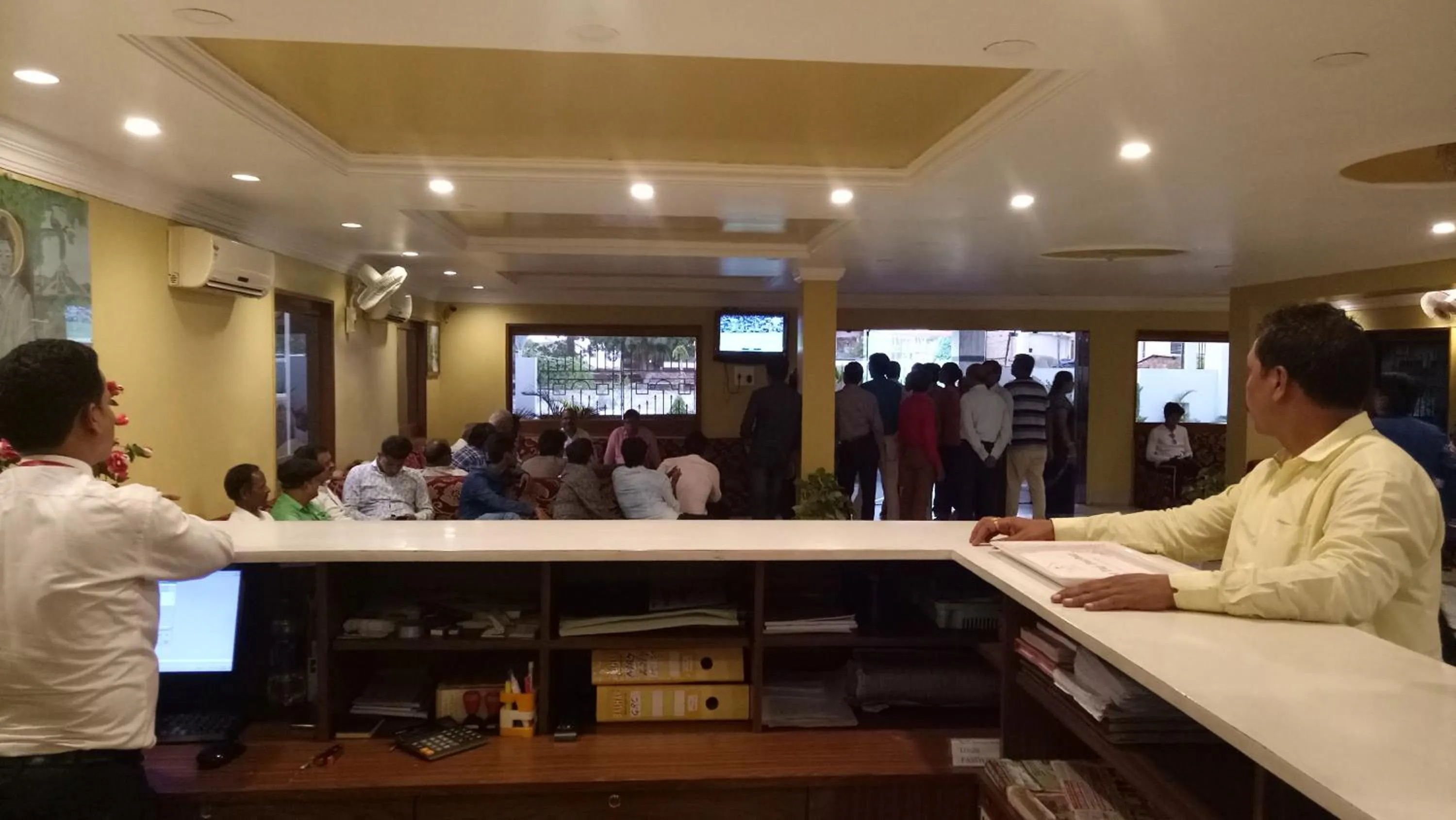 Lobby or reception in Hotel Taj Darbar