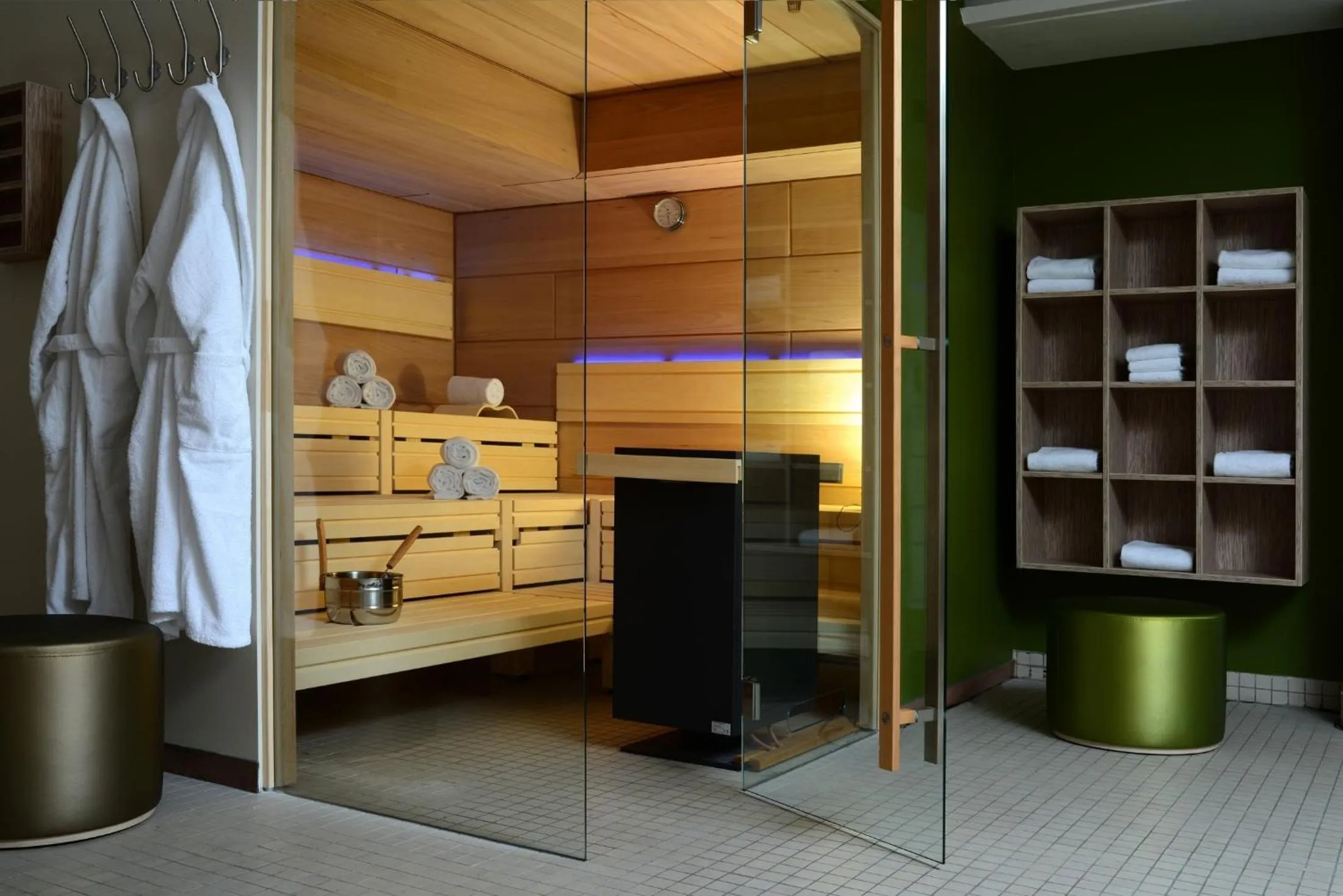 Sauna in DORMERO Hotel Düsseldorf