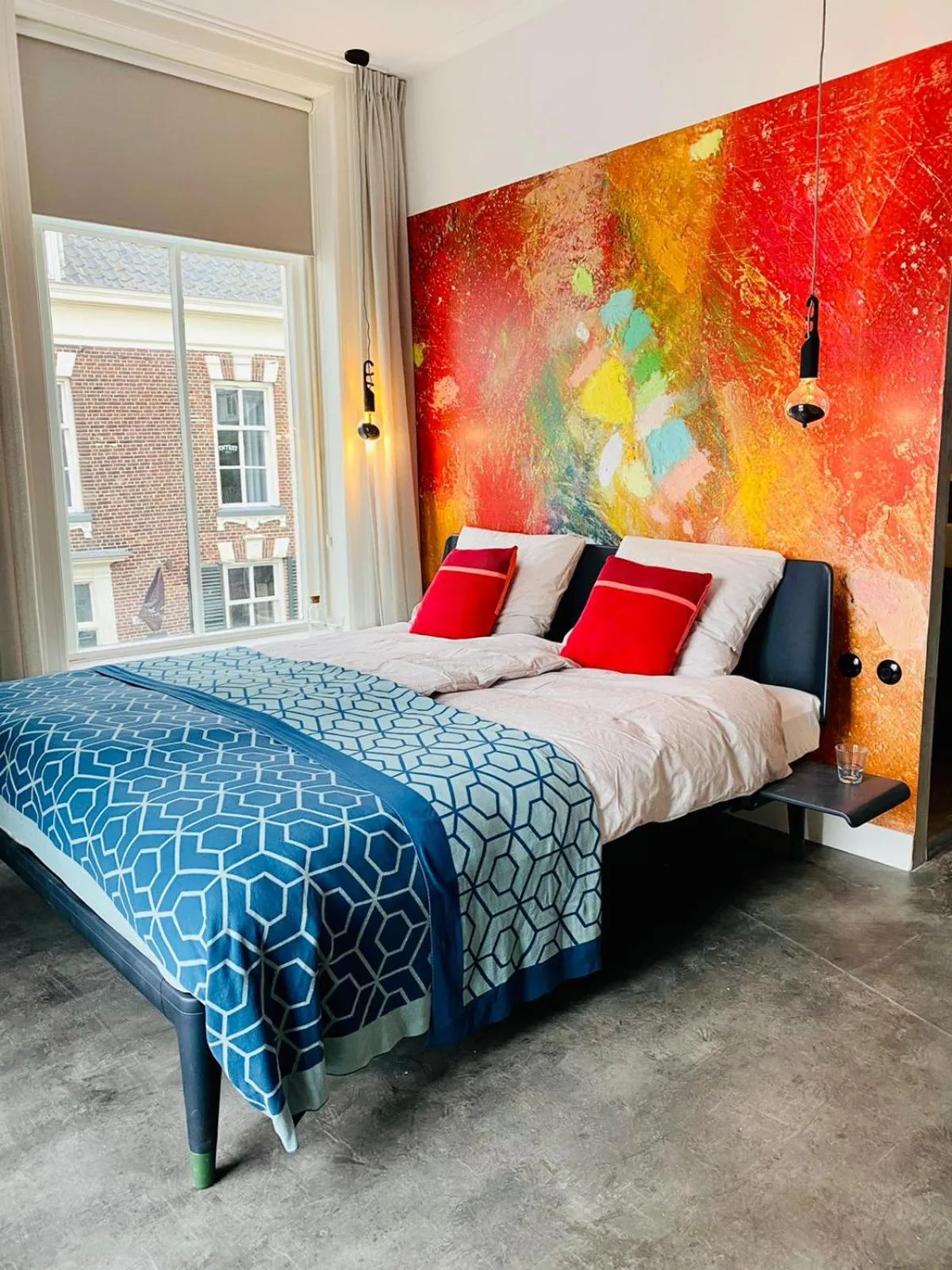 Bed in Boetiekhotel Villa Wanrooy