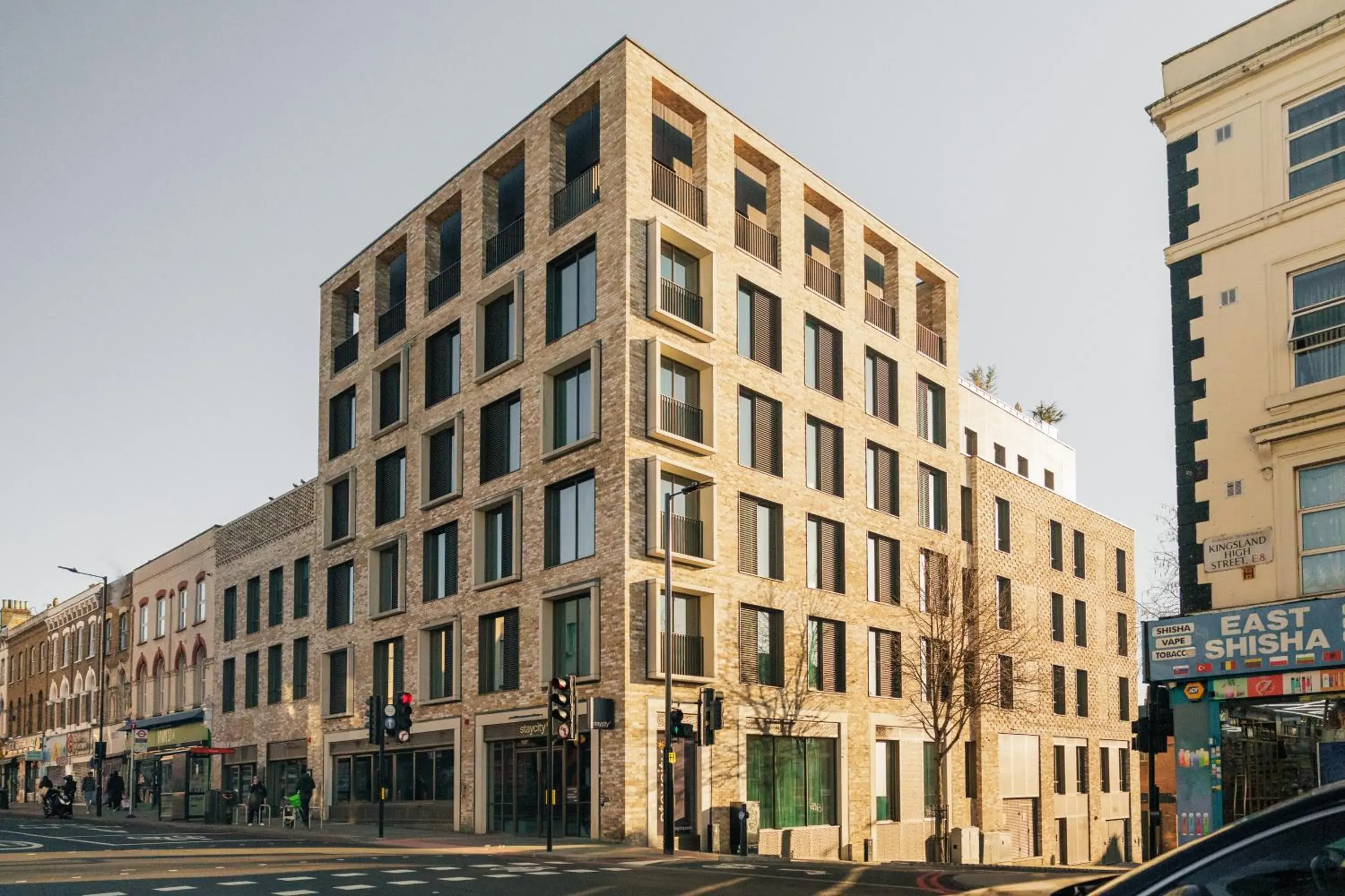 Property building in Staycity Aparthotels London Dalston Property building in Staycity Aparthotels London Dalston