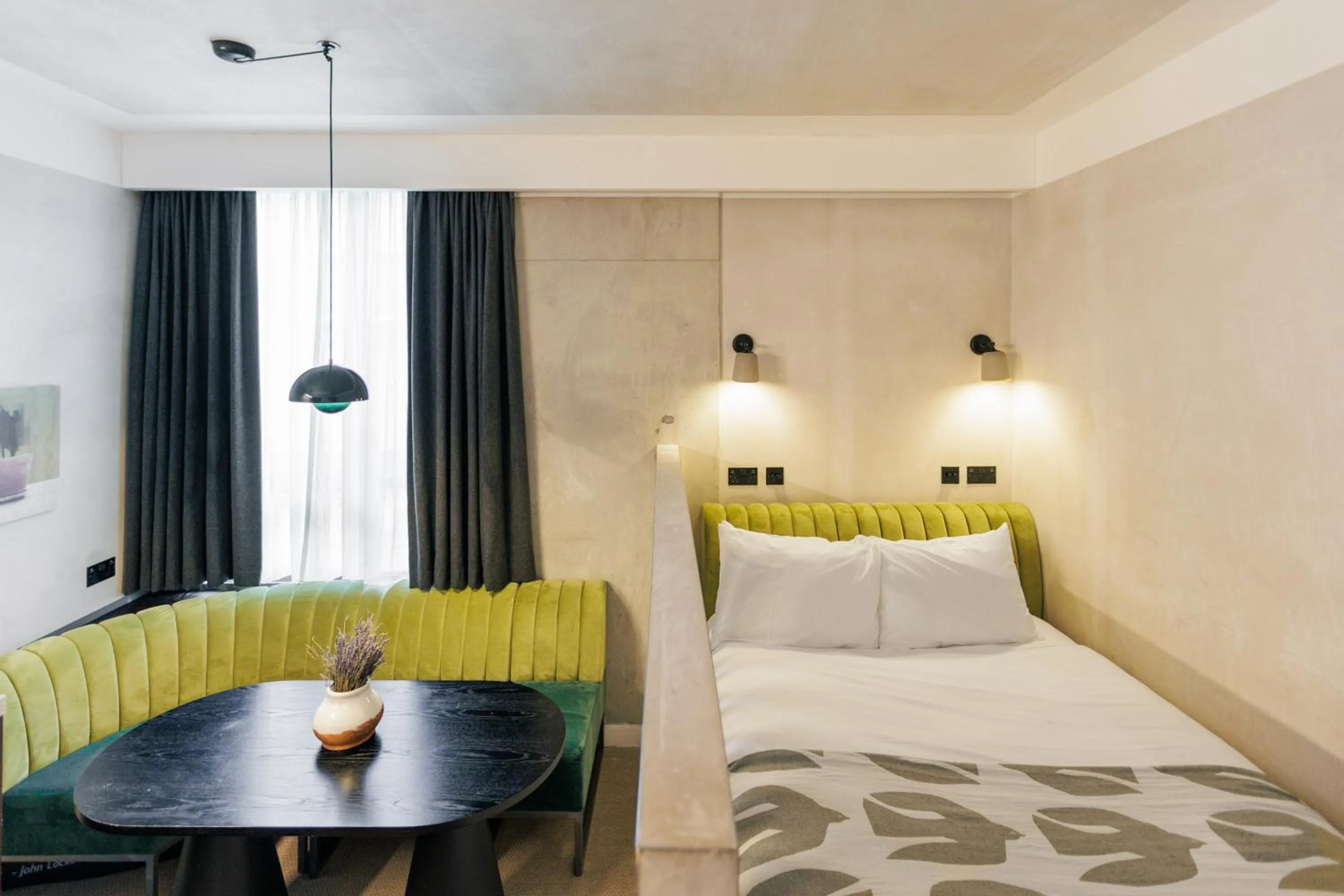 Seating area, Bed in Staycity Aparthotels London Dalston