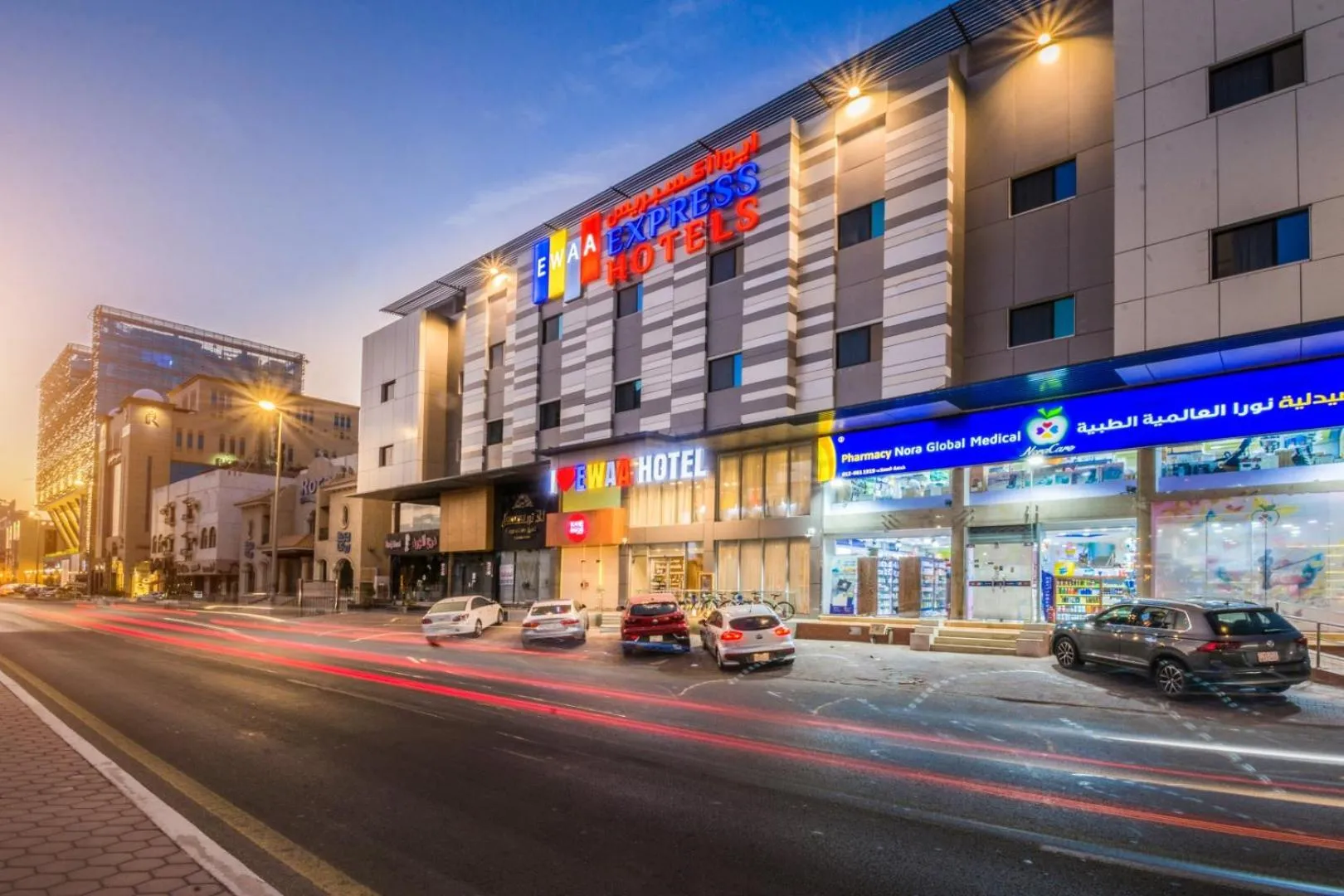 Property building in Ewaa Express Hotel - Al Rawda