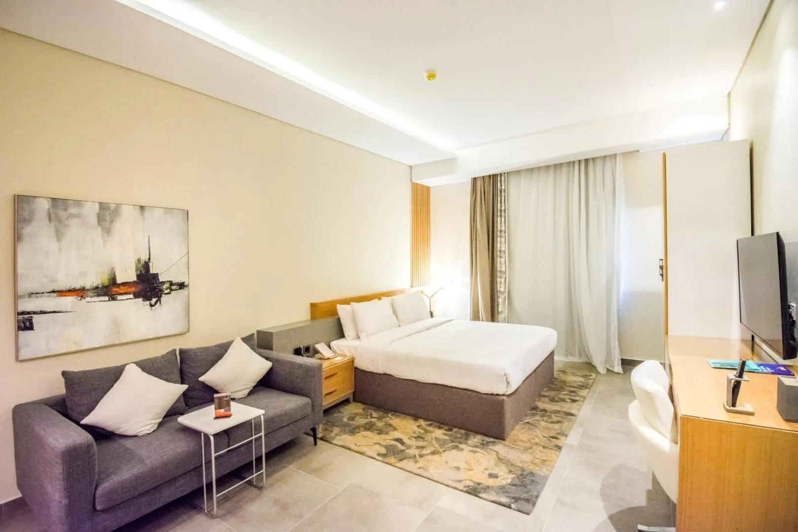 Photo of the whole room, Bed in Ewaa Express Hotel - Al Rawda