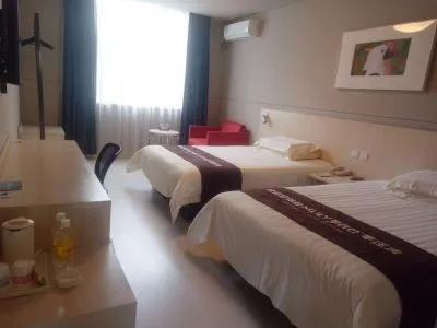 Bed in Jinjiang Inn Xinchang Gushan Road Big Buddha Temple