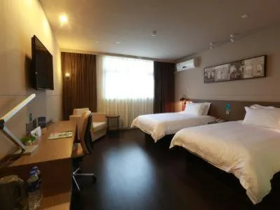 Bed in Jinjiang Inn Select Shangyu Wanda Plaza Shaoxing East Station