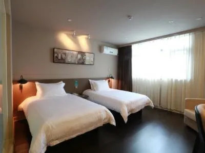 Bed in Jinjiang Inn Select Shangyu Wanda Plaza Shaoxing East Station