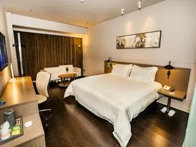 Bed in Jinjiang Inn Select Linyi City Government Tianjin Road Branch Bed in Jinjiang Inn Select Linyi City Government Tianjin Road Branch