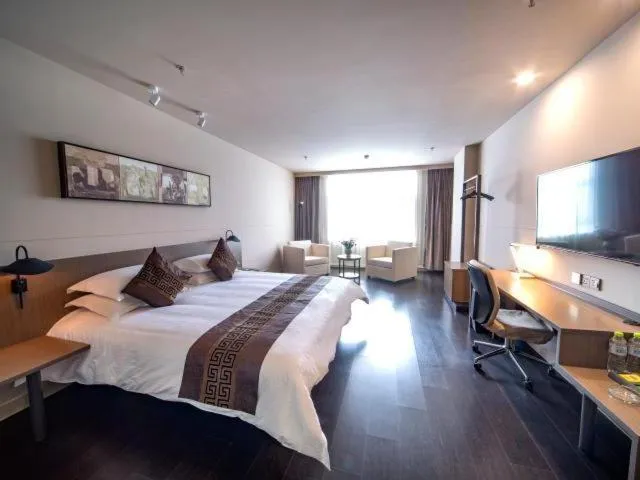 Bed in Jinjiang Inn Select Zibo Boshan Passenger Station Branch