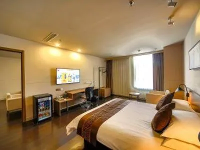 Bed in Jinjiang Inn Select Zibo Boshan Passenger Station Branch