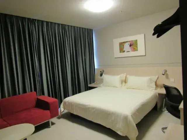 Bed in Jinjiang Inn Bazhou High Speed Railway Station Yijin South Road Branch Bed in Jinjiang Inn Bazhou High Speed Railway Station Yijin South Road Branch