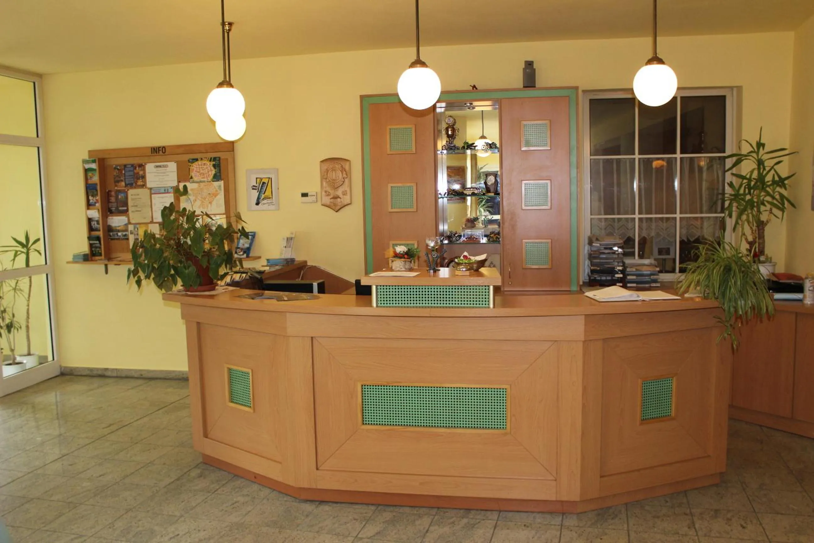 Lobby or reception in Hotel Riedel