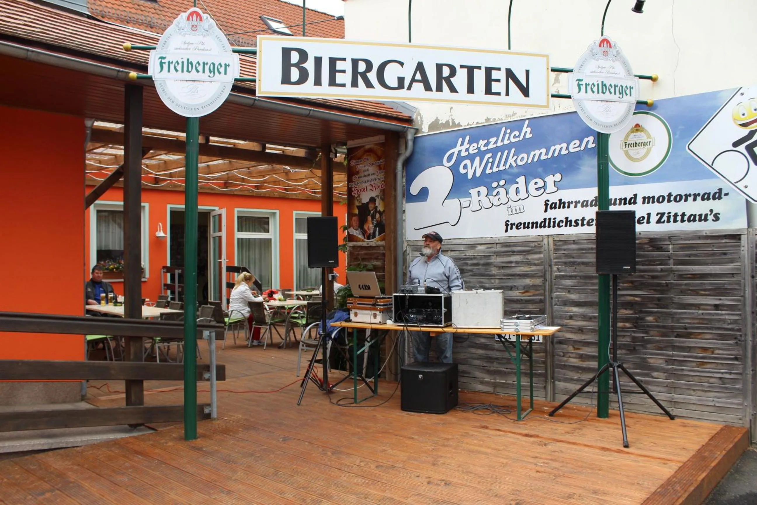 Patio in Hotel Riedel