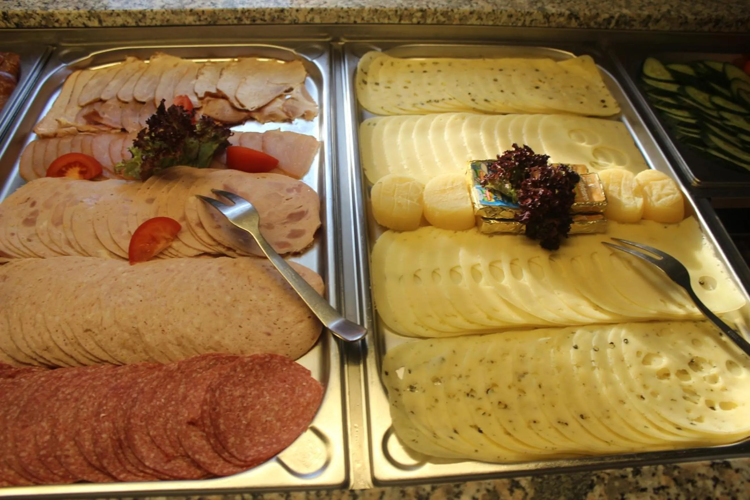 Buffet breakfast in Hotel Riedel