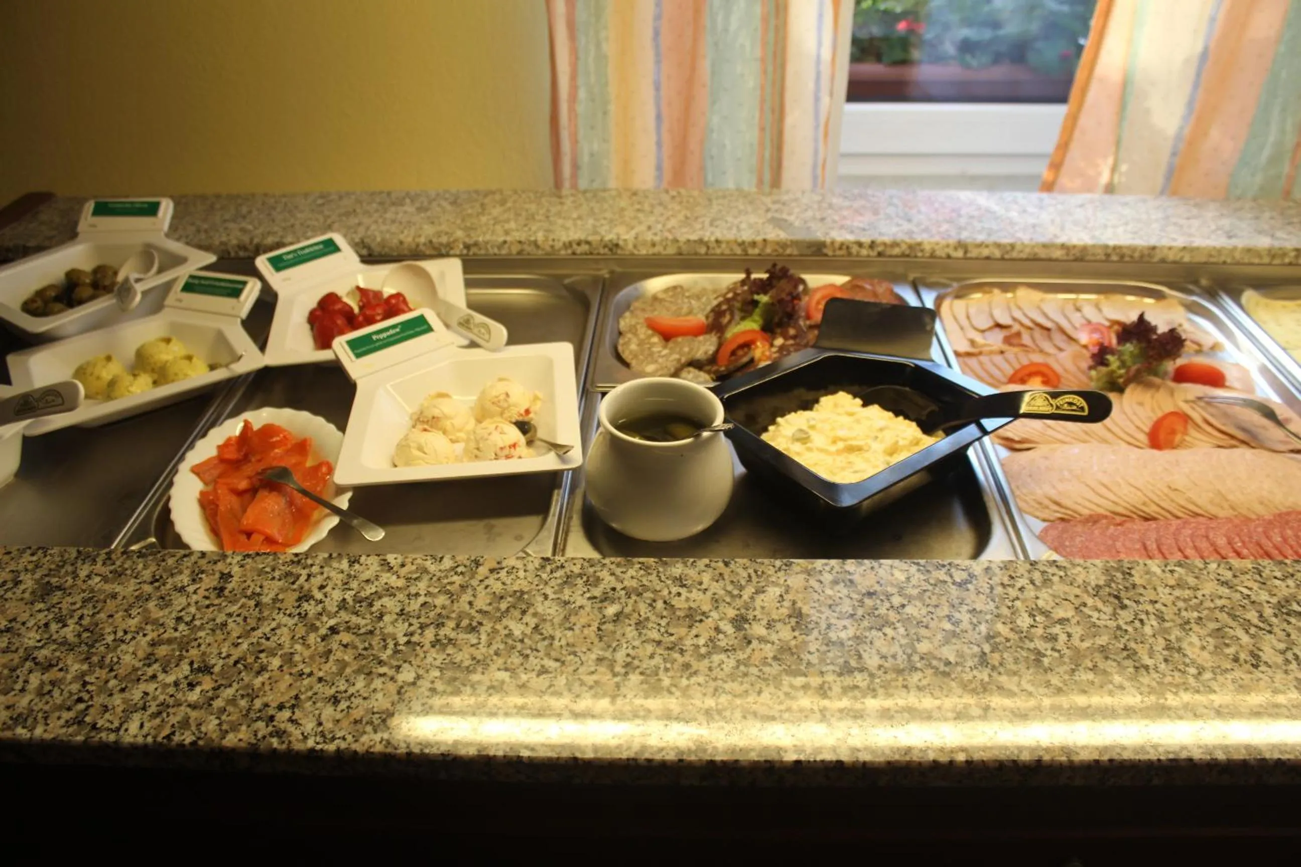 Buffet breakfast in Hotel Riedel