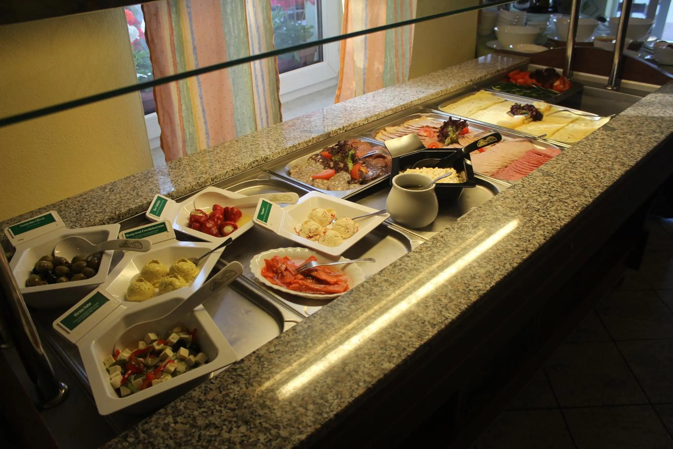 Buffet breakfast in Hotel Riedel
