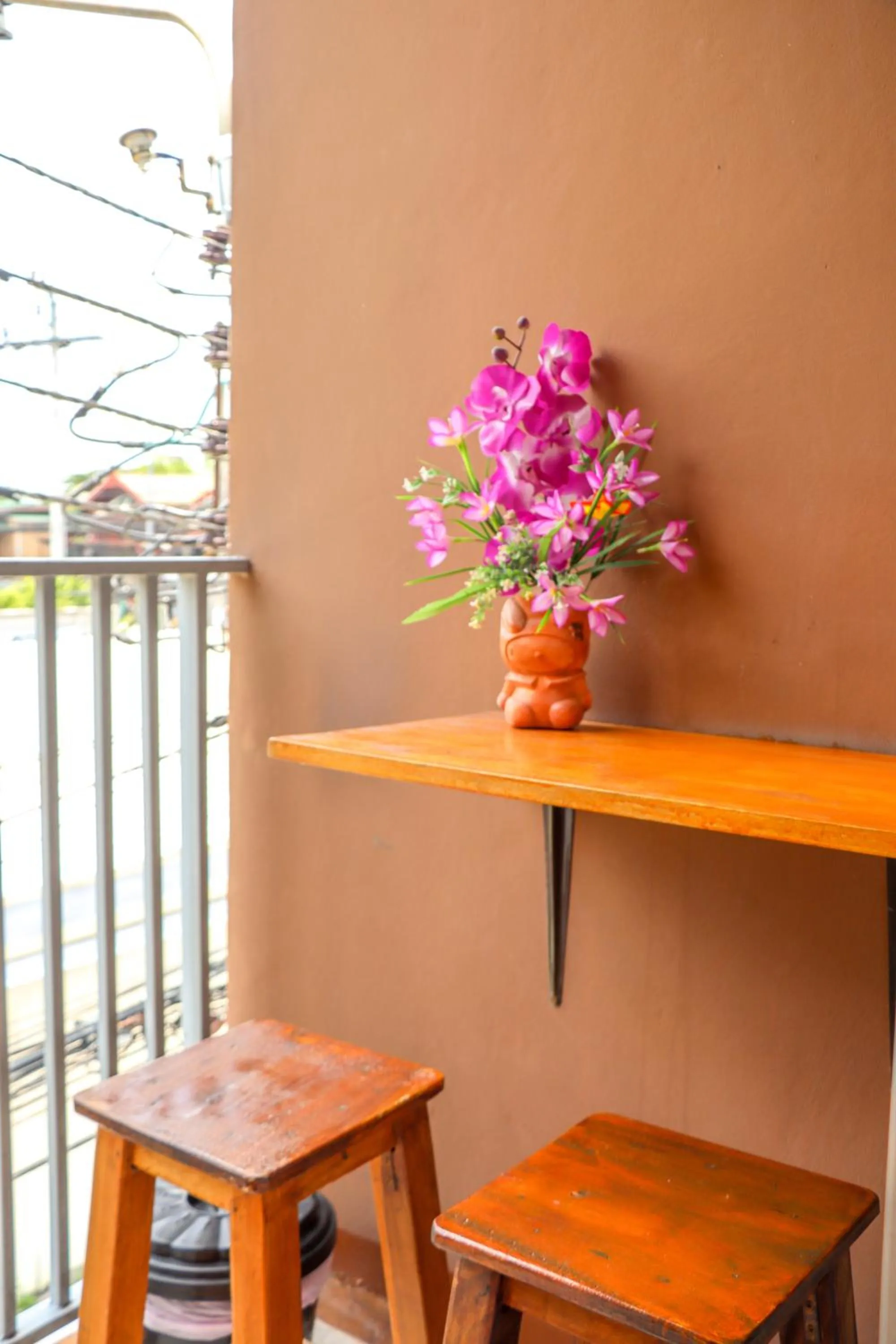 Balcony/Terrace in Pranot Apartment & Spa