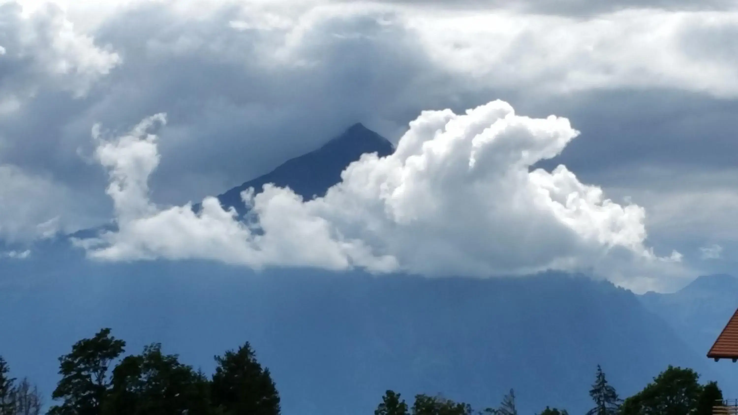 Mountain view in Hotel Fassbind Beausite Mountain view in Hotel Fassbind Beausite