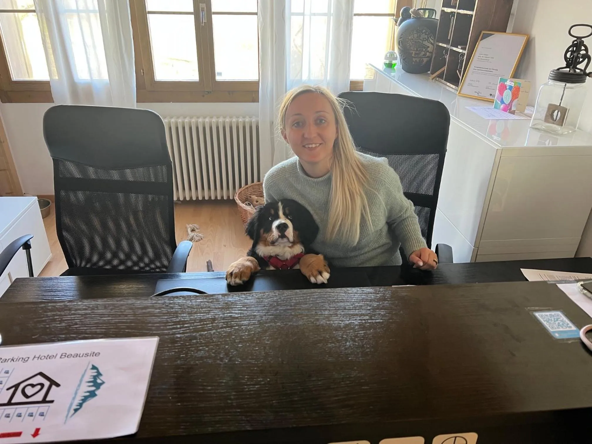 Lobby or reception in Hotel Fassbind Beausite