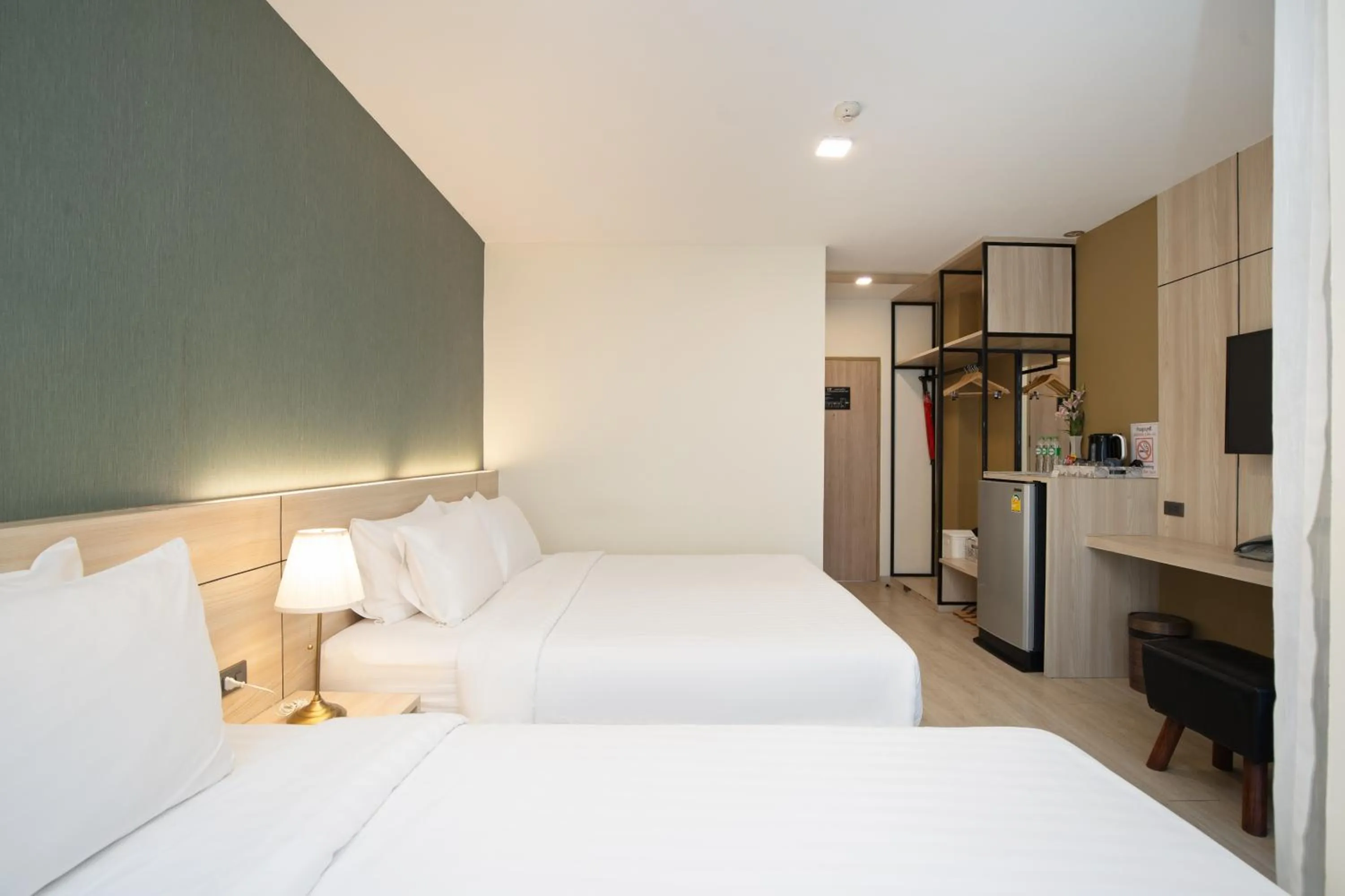 Bed in Amanah Bangkok Hotel