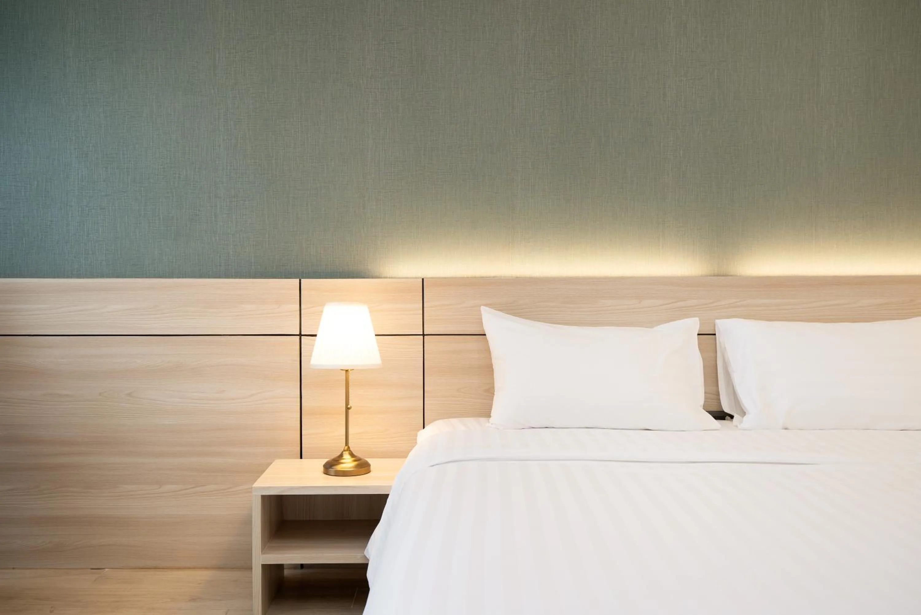 Decorative detail, Bed in Amanah Bangkok Hotel