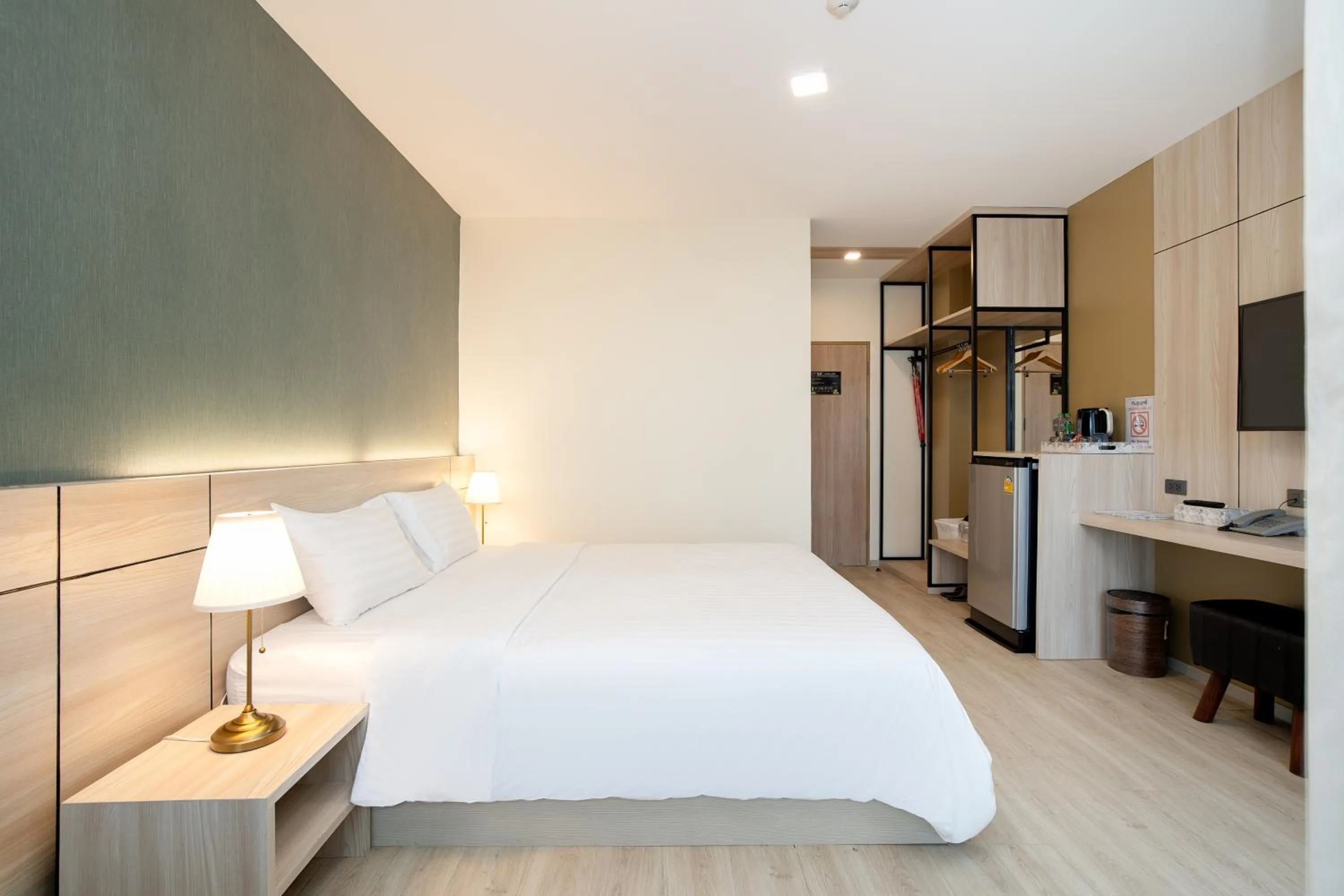 Bed in Amanah Bangkok Hotel