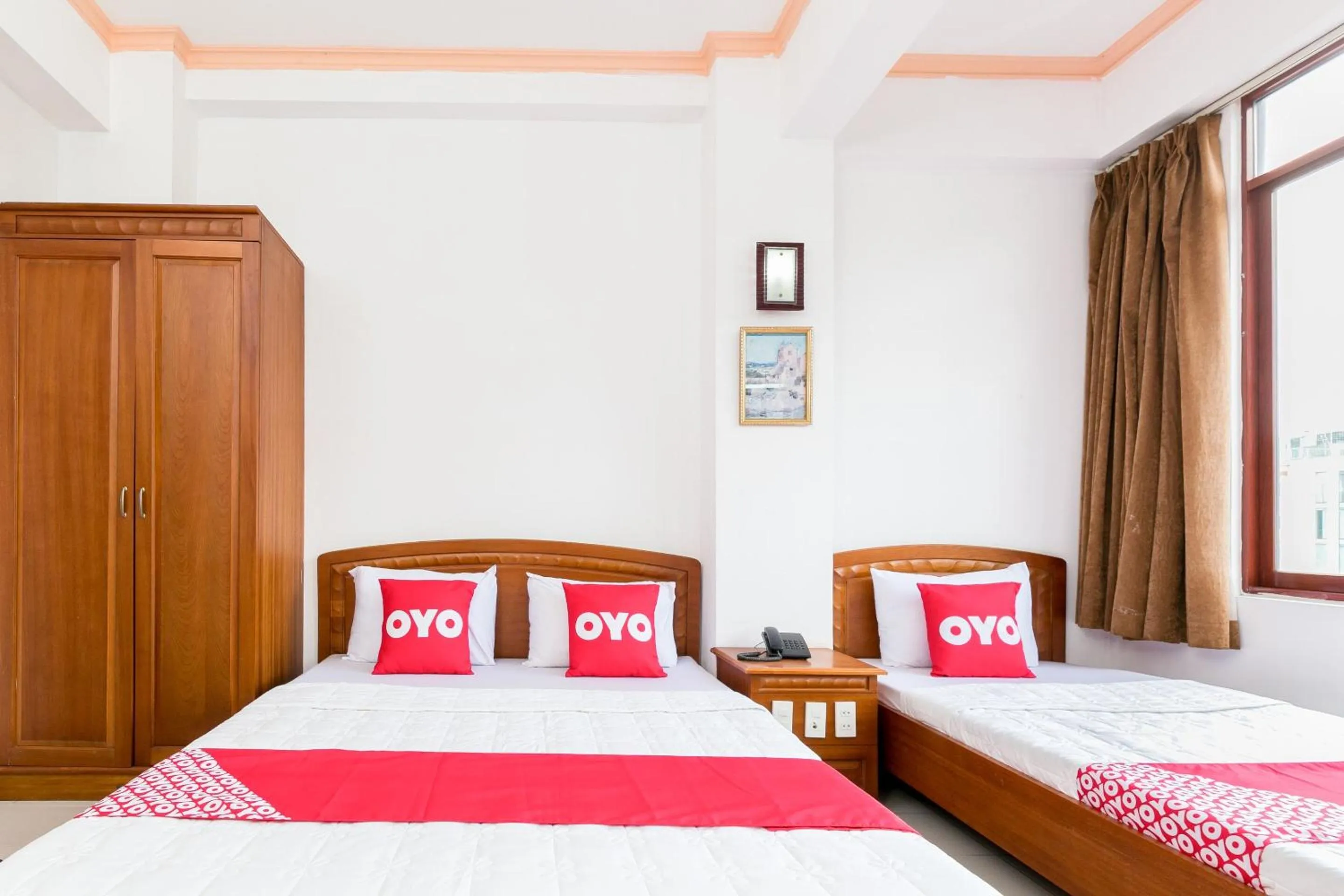 Bedroom, Bed in Vien Ngoc Xanh Hotel