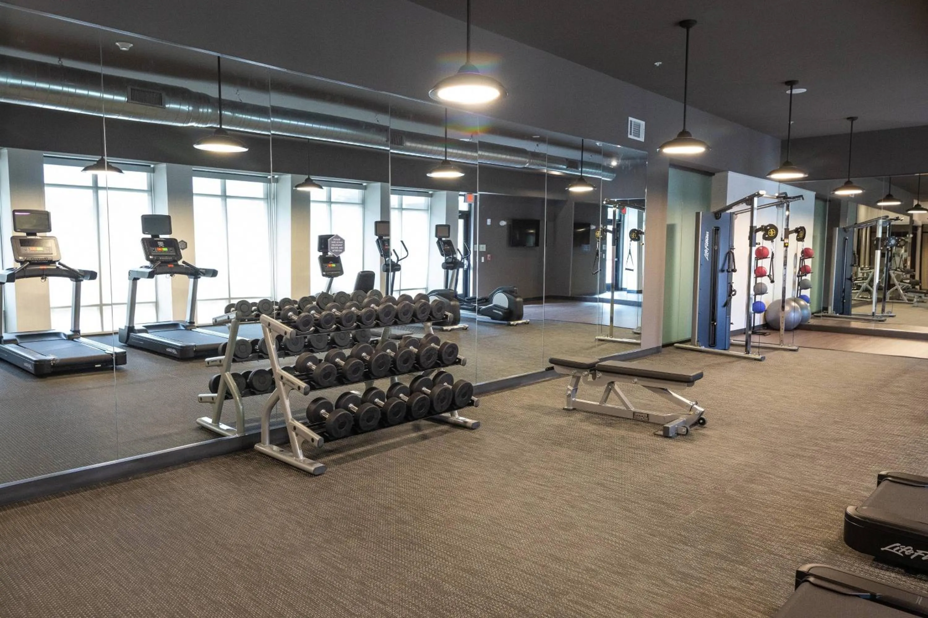 Fitness centre/facilities in Courtyard by Marriott Cartersville