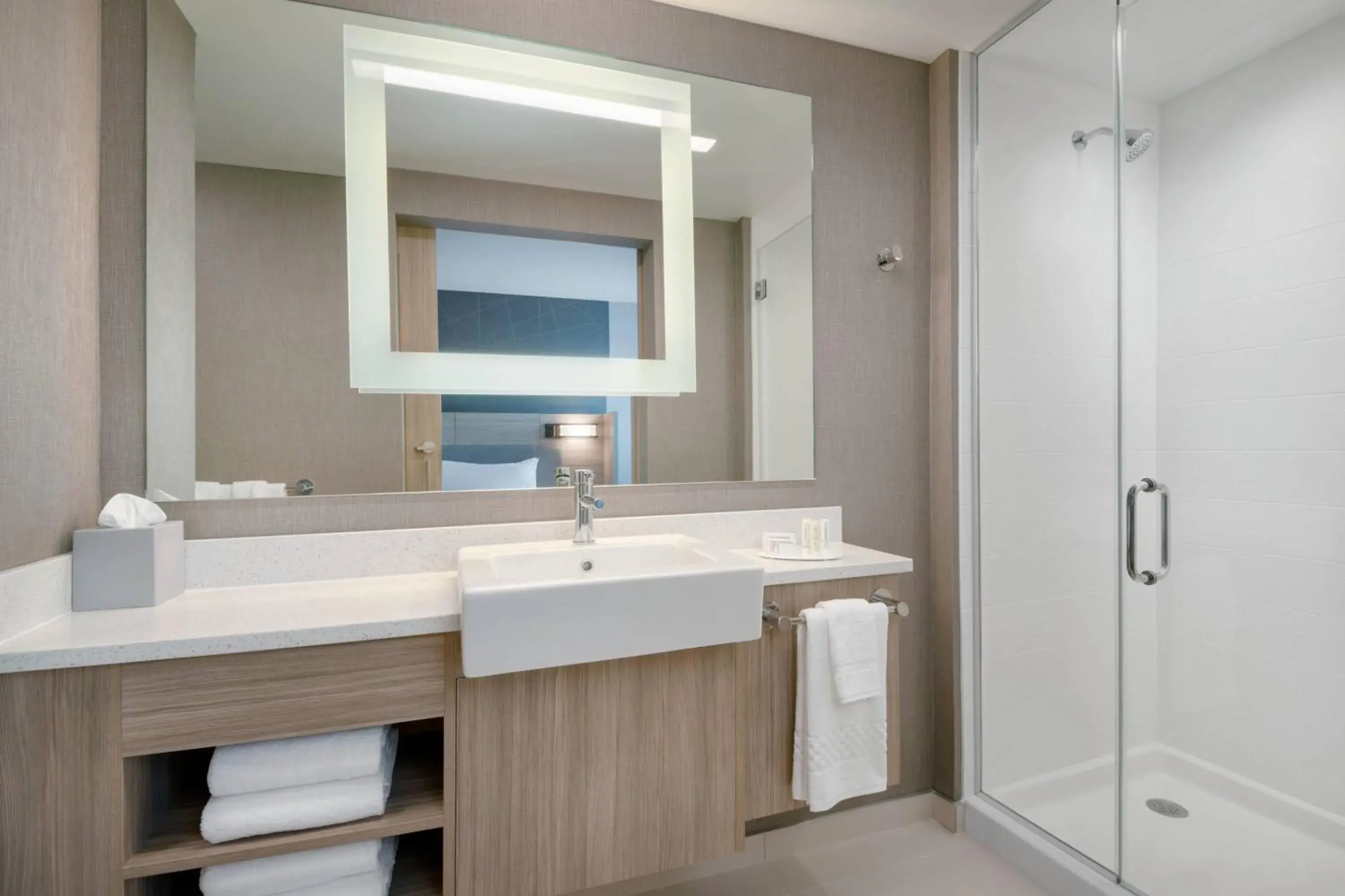 Bathroom in SpringHill Suites by Marriott Indianapolis Keystone