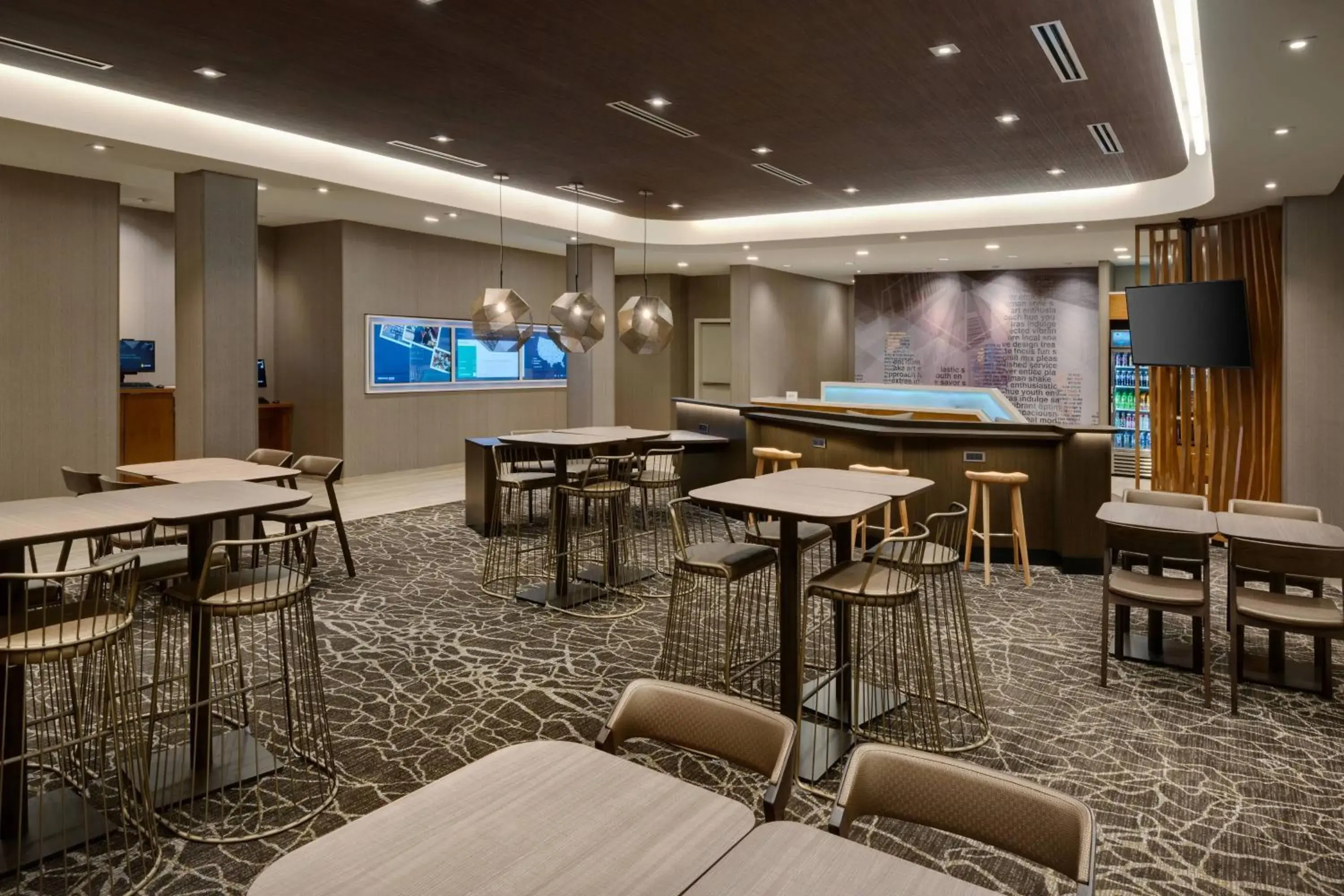 Lobby or reception in SpringHill Suites by Marriott Indianapolis Keystone