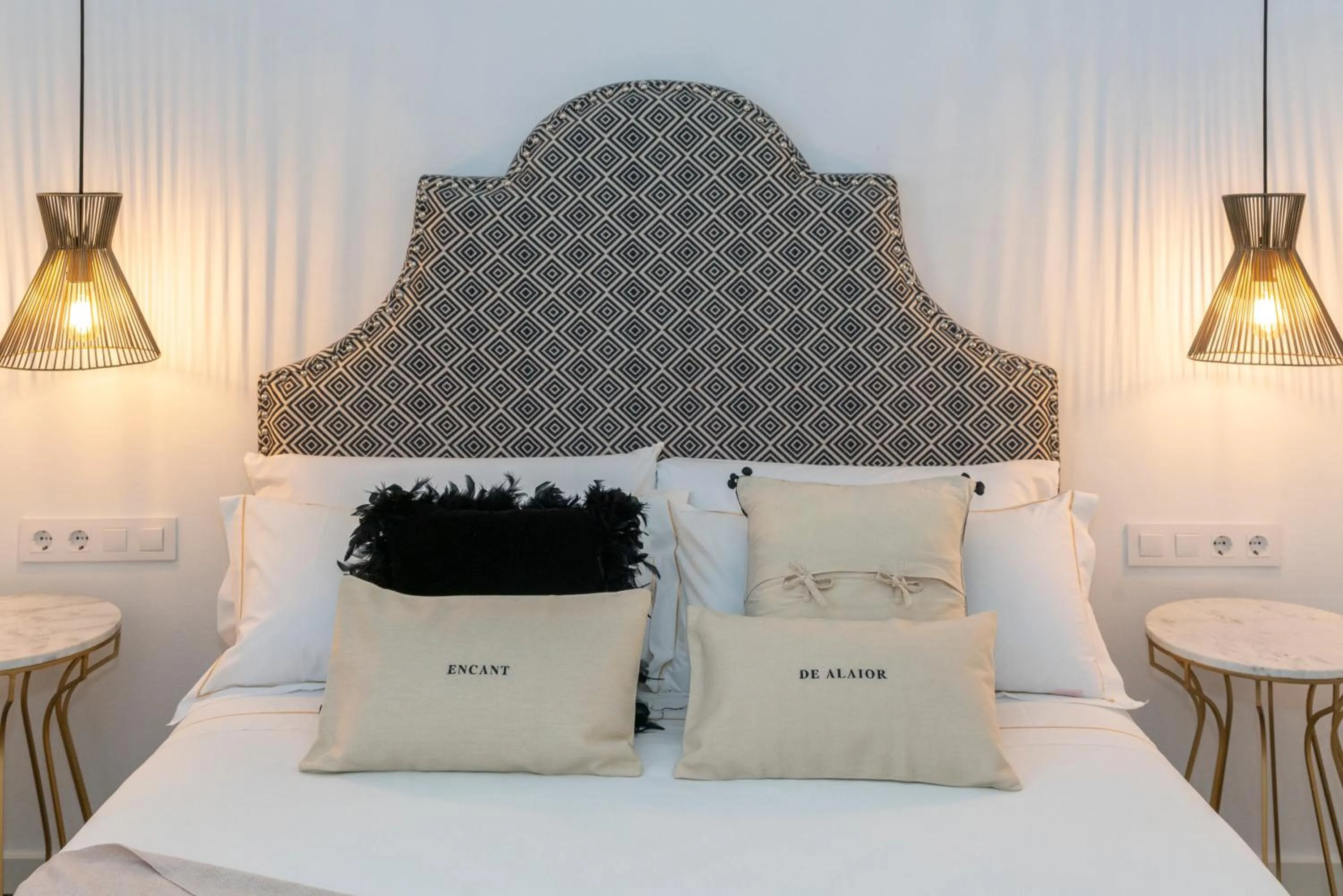 Bed in Encant de Alaior Boutique Hotel