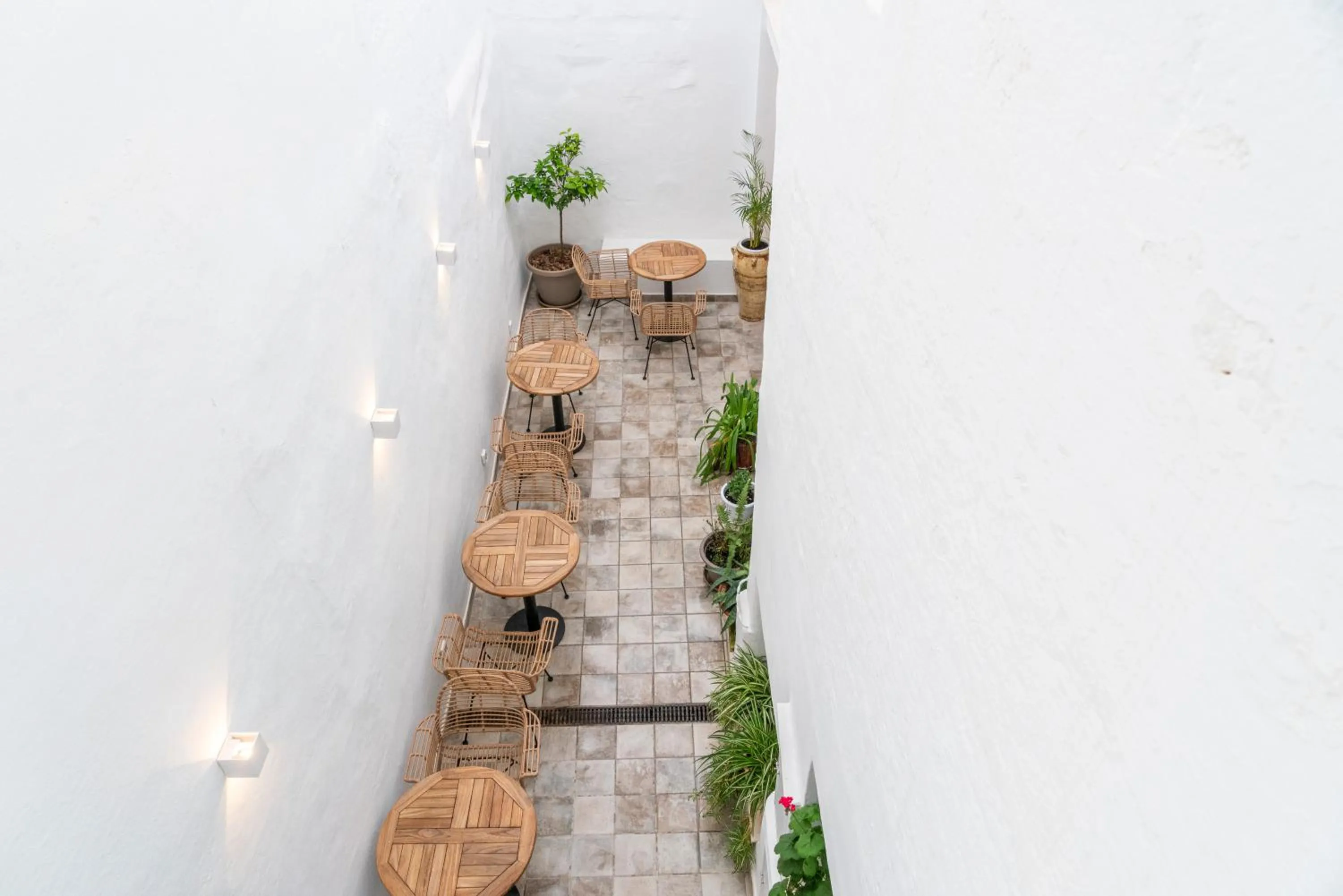 Patio in Encant de Alaior Boutique Hotel