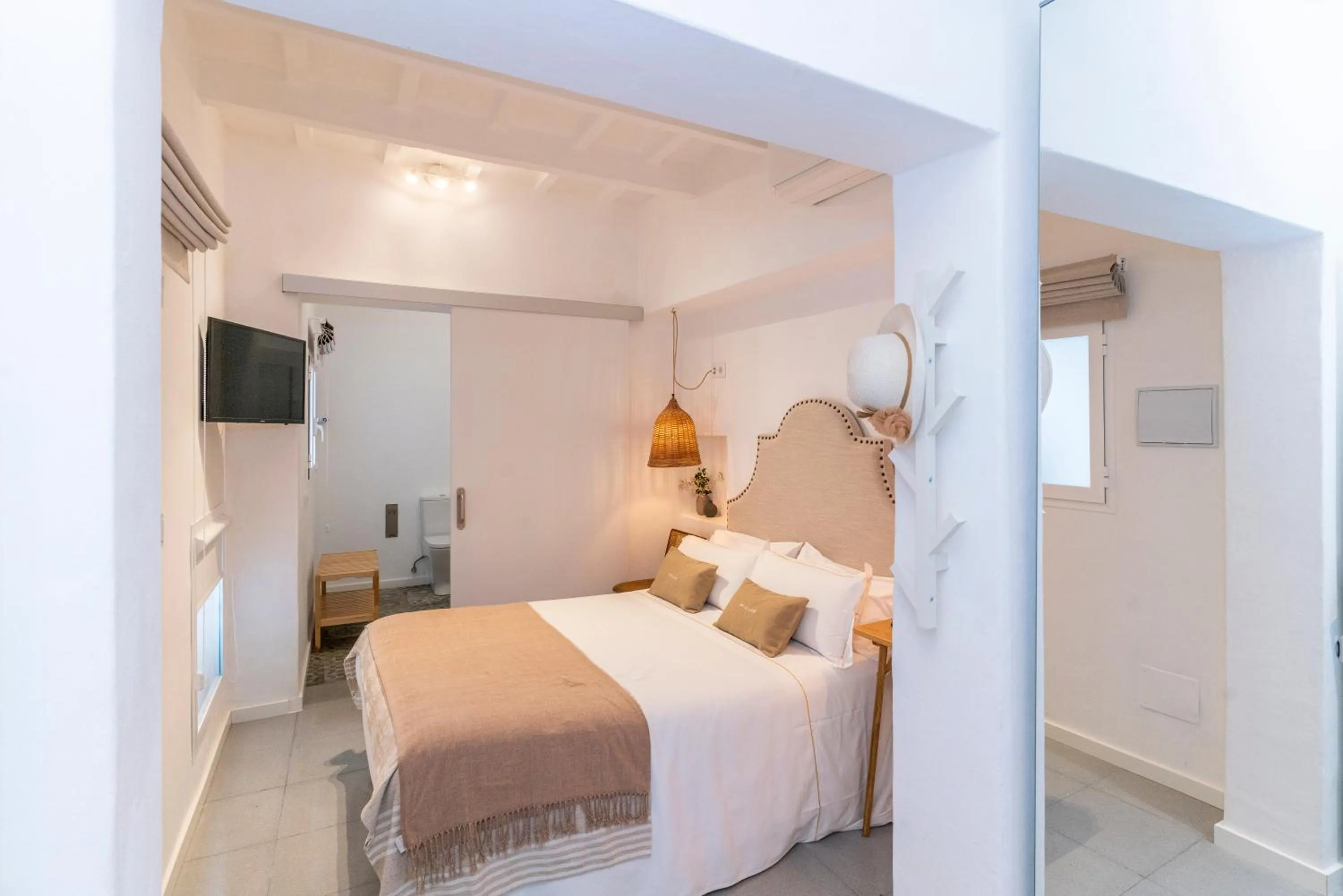 Bed in Encant de Alaior Boutique Hotel