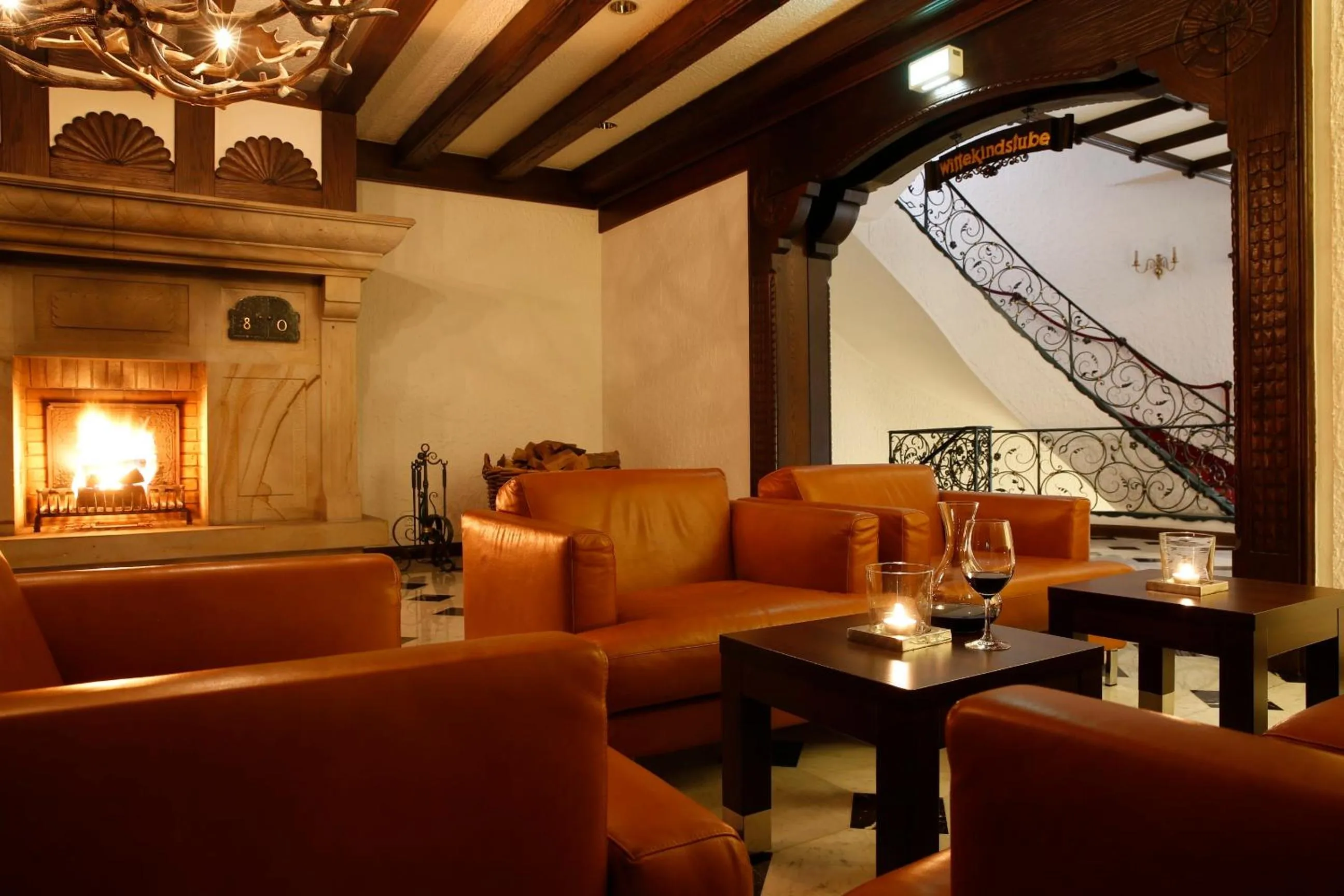 Lobby or reception in Parkhotel Wittekindshof