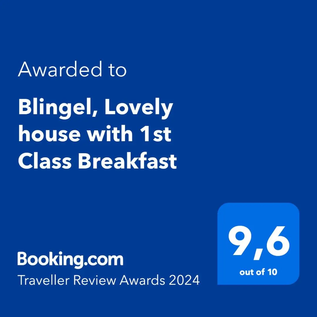 Blingel, Lovely house with 1st Class Breakfast