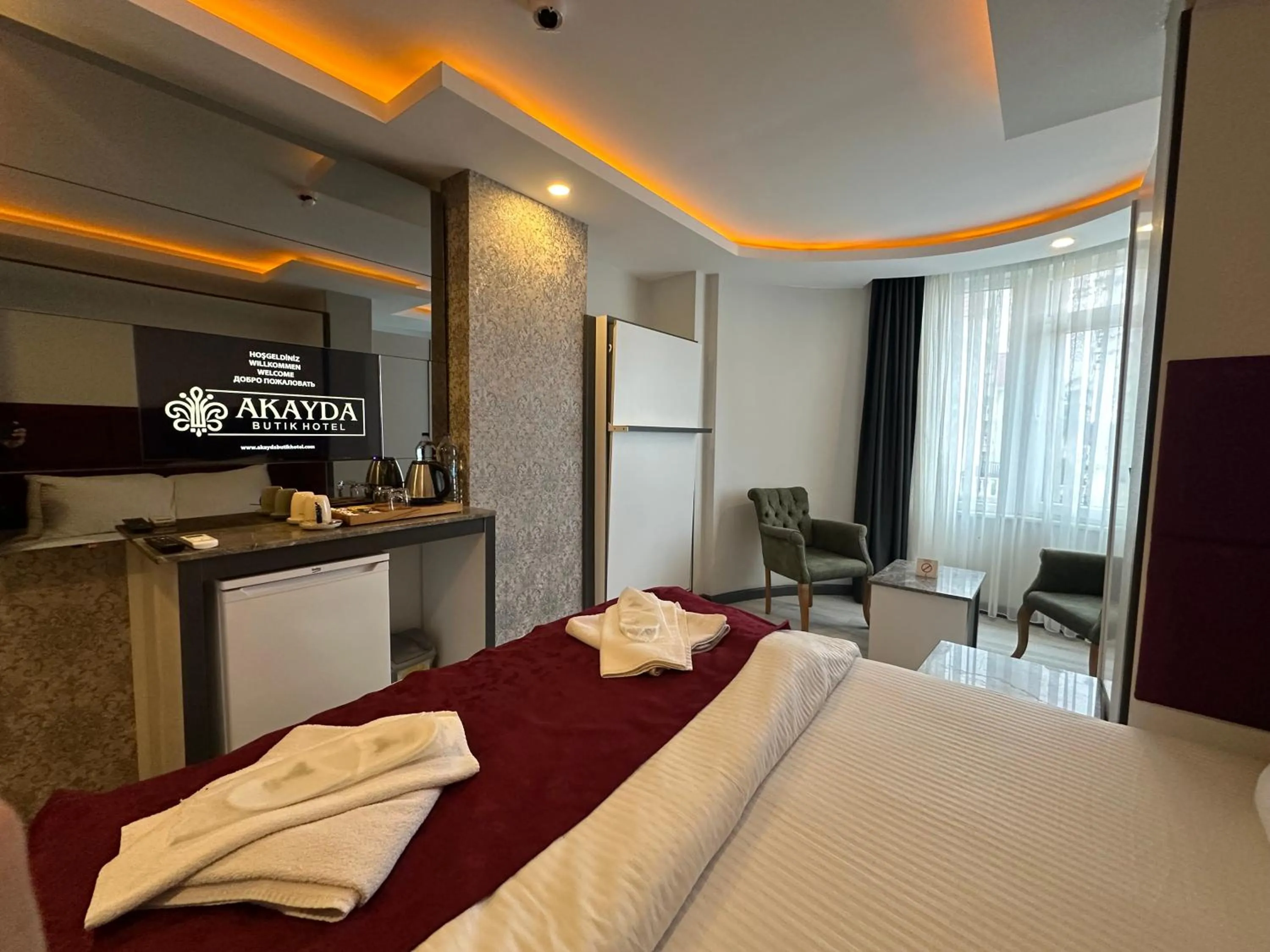 Photo of the whole room, Bed in Akayda Butik Hotel