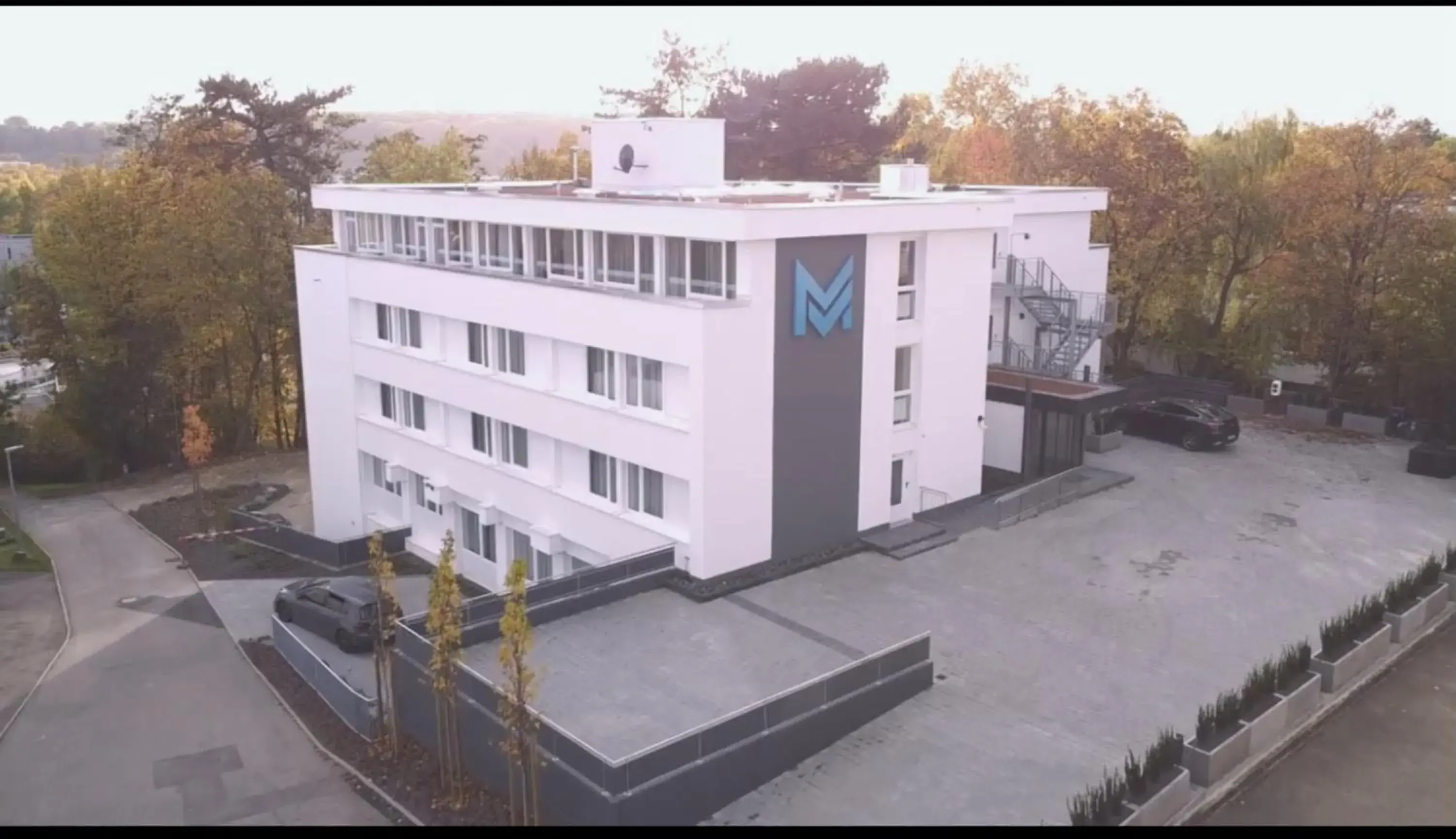 Property building in Melvi Hotel Göppingen Property building in Melvi Hotel Göppingen