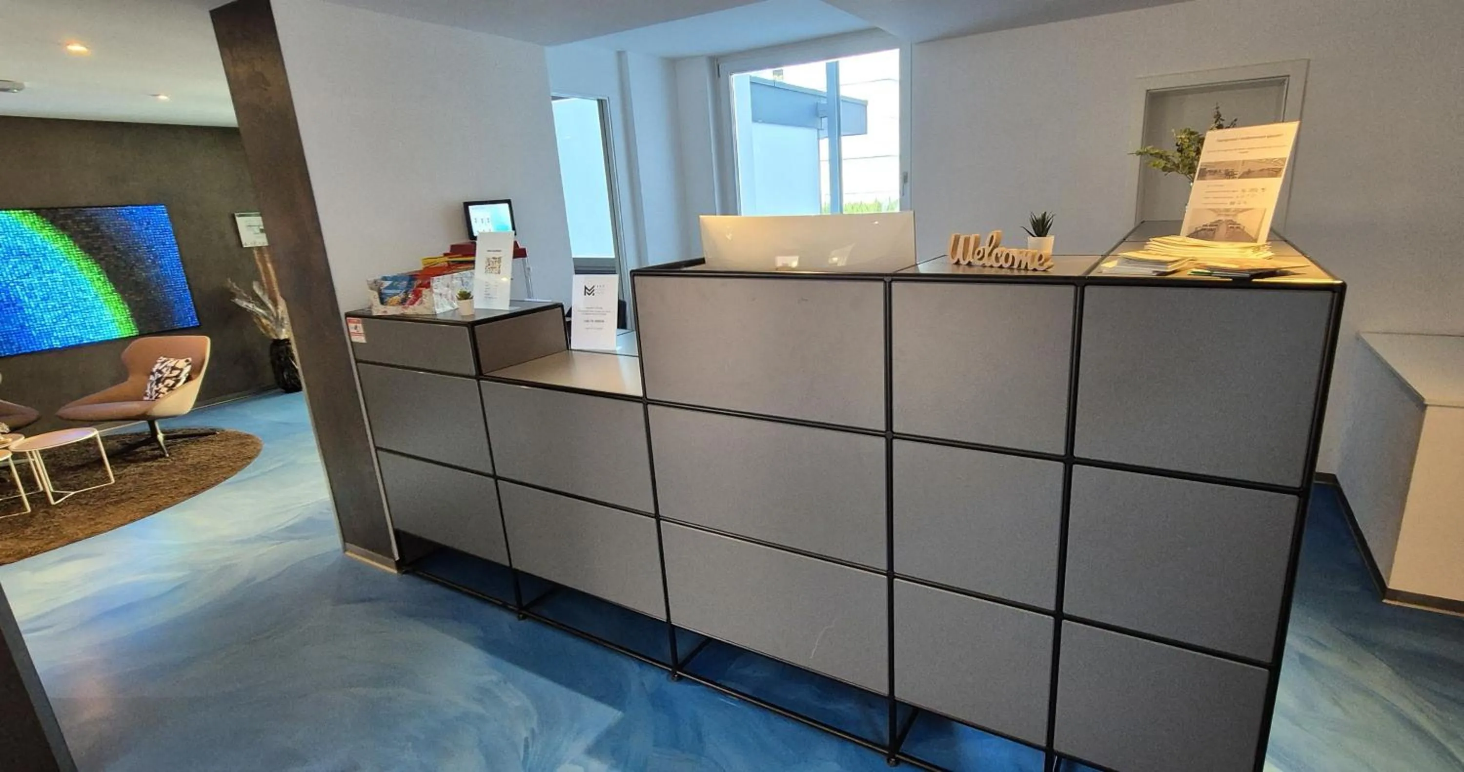 Lobby or reception in Melvi Hotel Göppingen