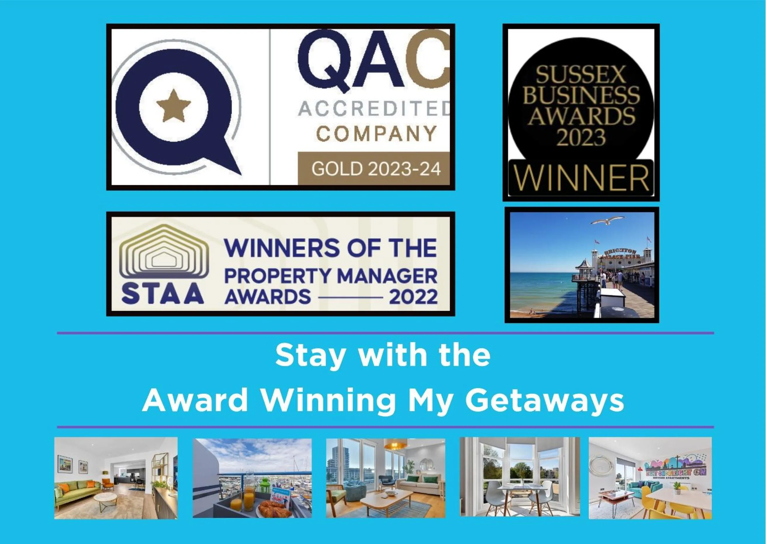 Certificate/Award in Panoramic Pad with Free Parking - By My Getaways